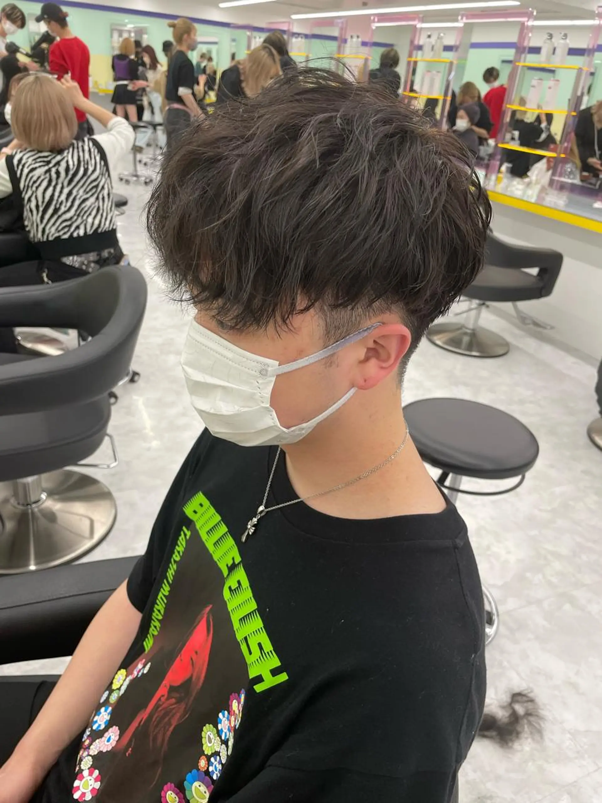 メンズ カット 横浜メンズパーマ🔥 大野賢人のヘアスタイル