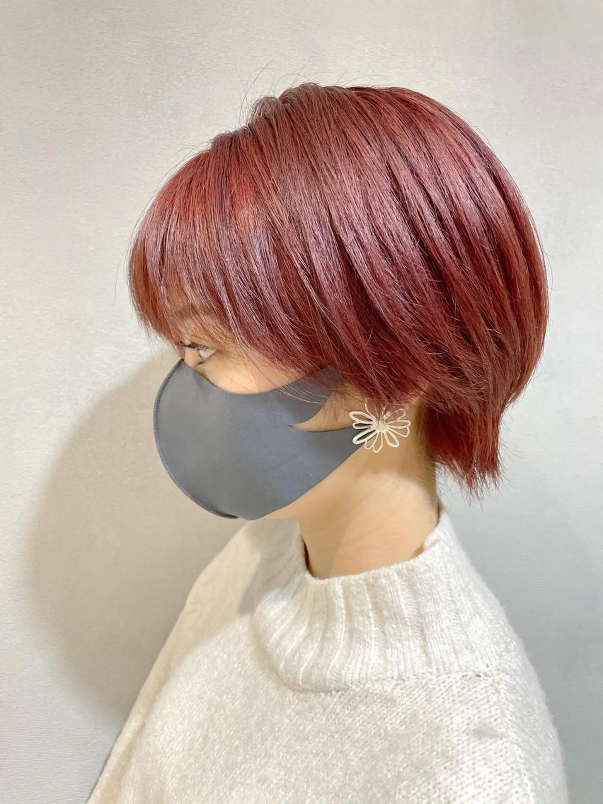 ショート カラー カシス ハイトーンカラー レッドカラー ショートヘア カット ヘアカラー 🐶伊藤 弘夢🐶のその他イメージ