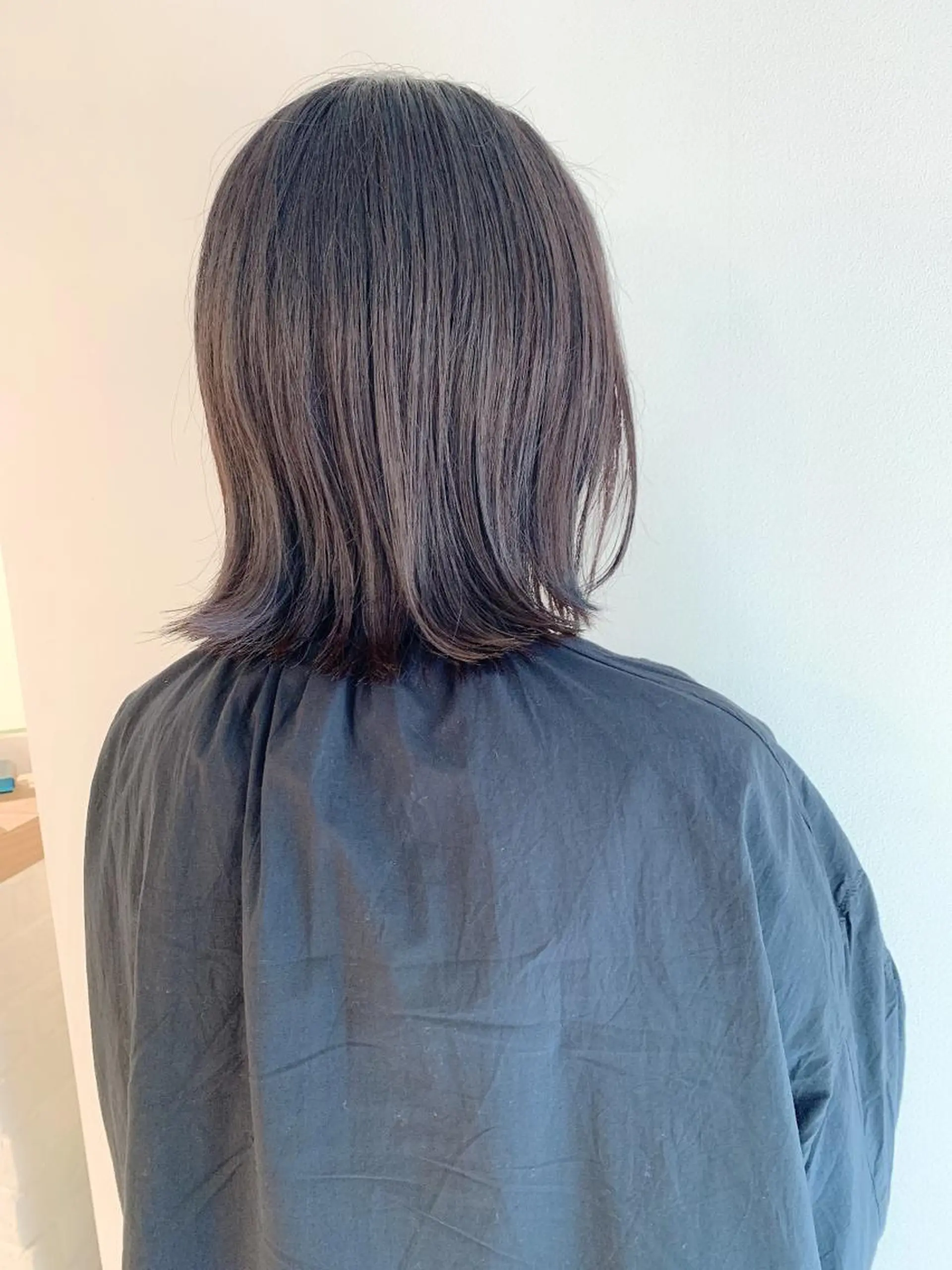 ミディアム カット ヘアカラー なりたいが叶う ながしまじゅんきのヘアスタイル