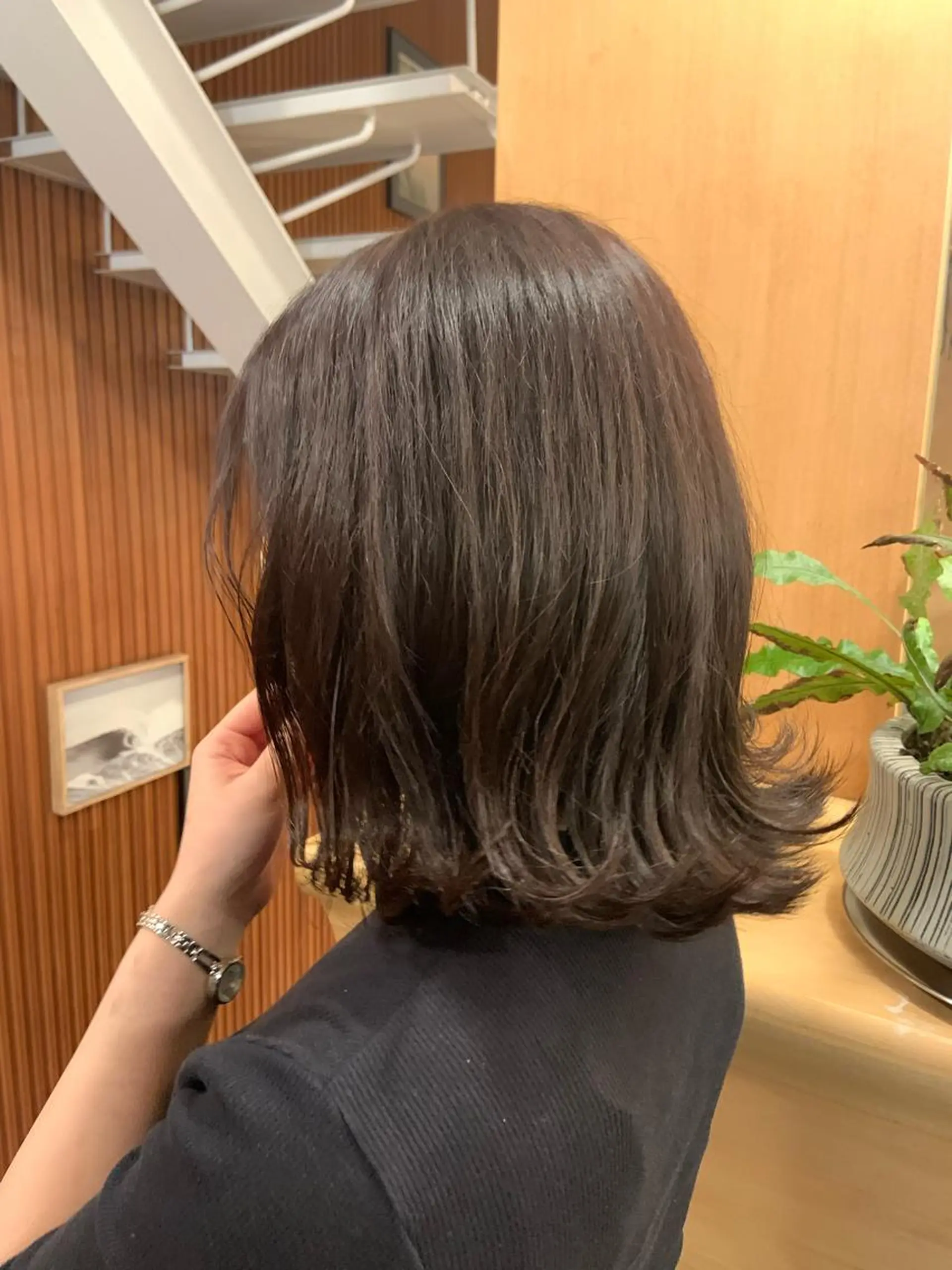 ミディアム 🌞アオキ サキ🕊のヘアスタイル