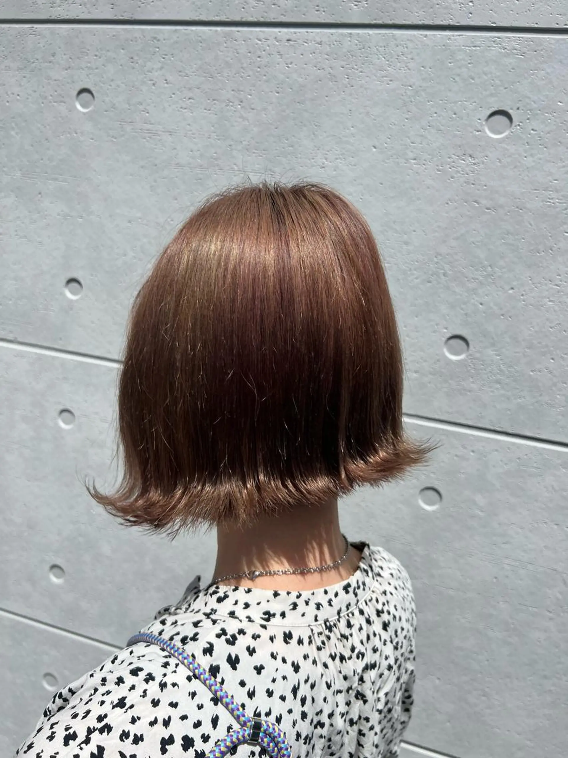 ミディアム カラー ヘアアレンジ ブラウンカラー Hair & Beauty the B 岡崎店所属・山口 安美のヘアスタイル