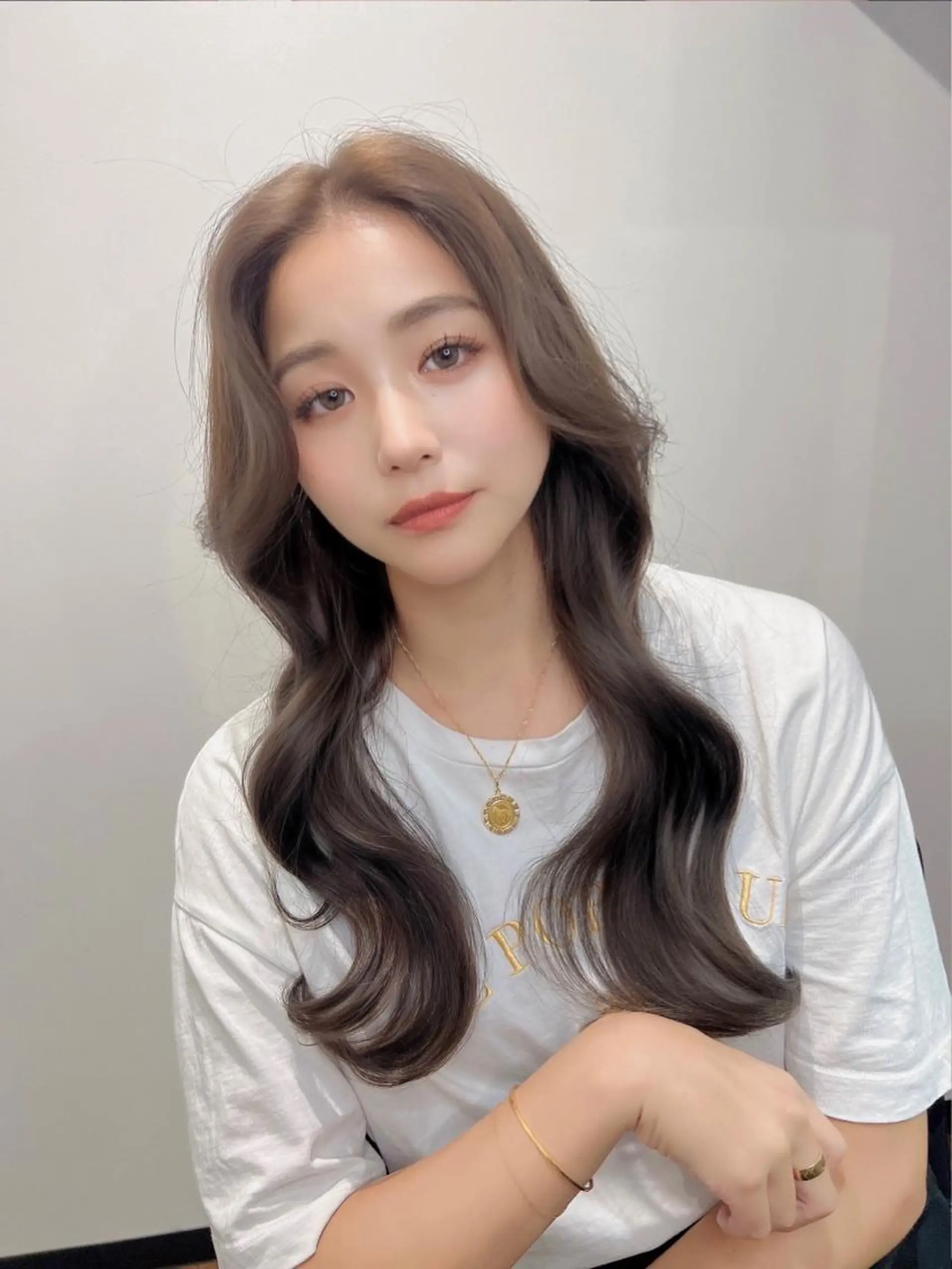 ロング カラー 【韓国くびれ】ヘア 💕田中将吾のヘアスタイル