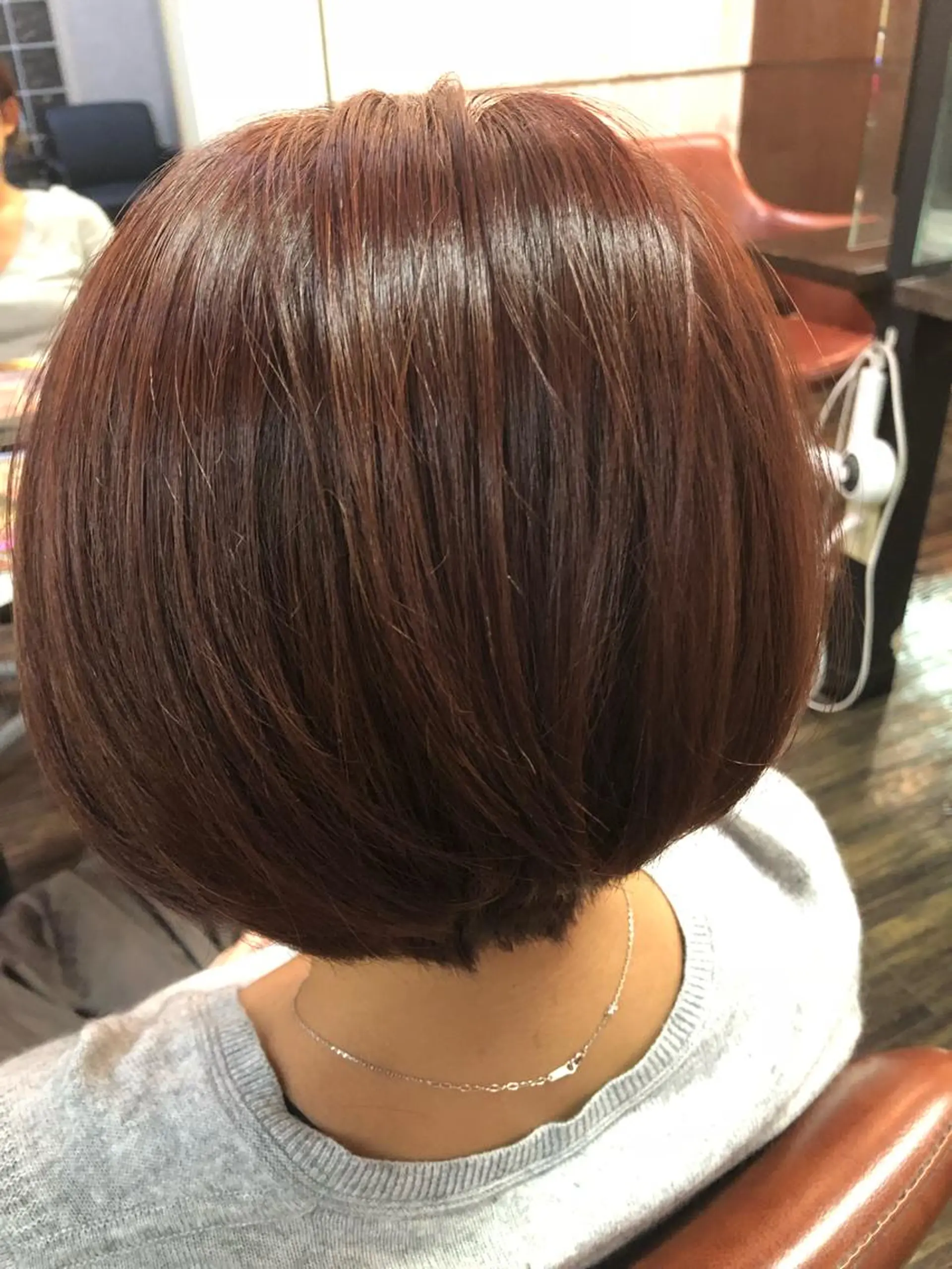 ショート カラー ショートボブ ピンクカラー ボブ ショートヘア 川野 賢のヘアスタイル