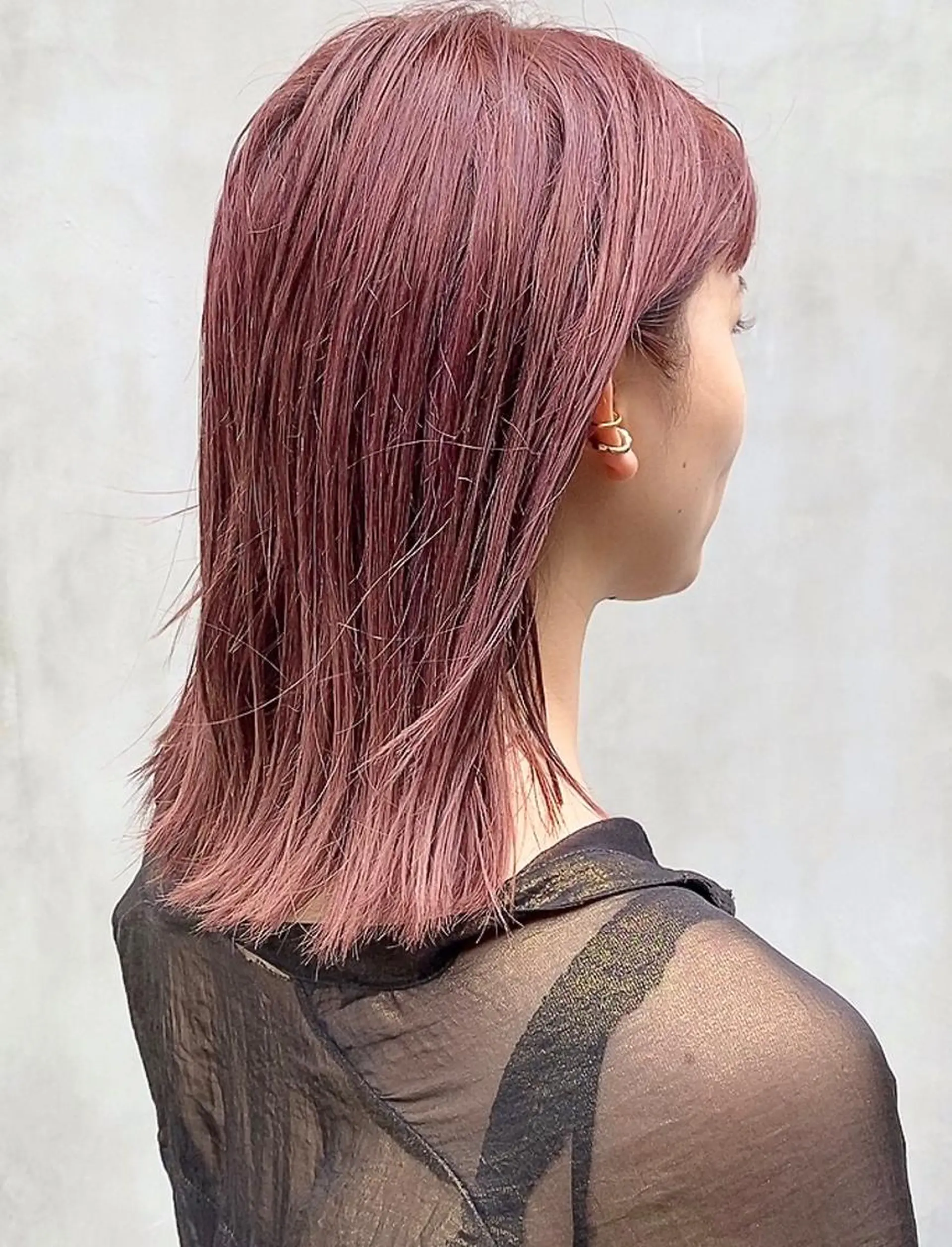 ミディアム カラー パーマ ヘアアレンジ メンズ キッズ ネイル マツエク・マツパ メンズブリーチ ベージュカラー ブリーチ ピンクカラー ピンクベージュ Uil所属・インナーカラー/ KANAのヘアスタイル