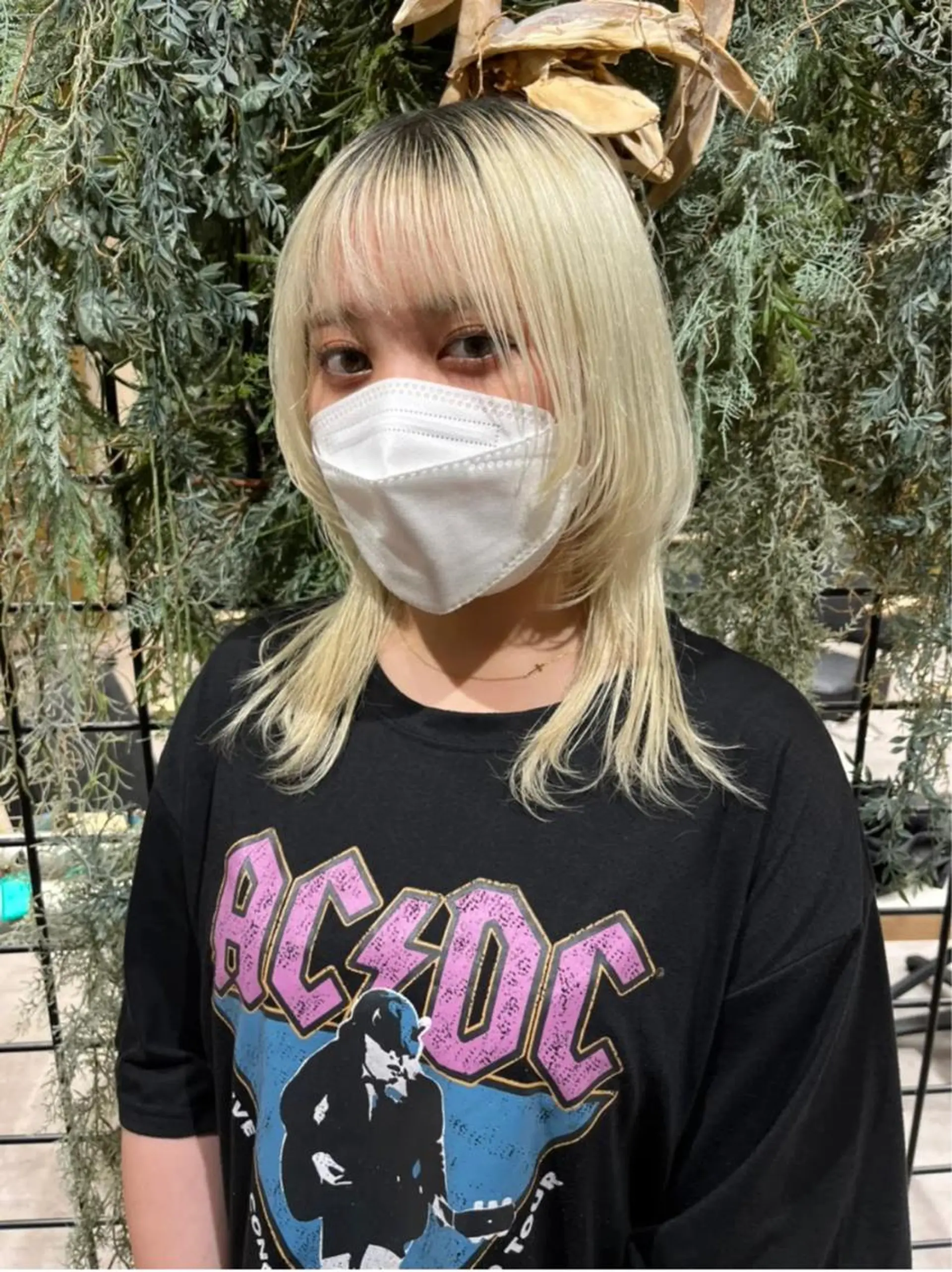 セミロング カット ウルフ.クロスパーマ 🖤RYOKAのヘアスタイル