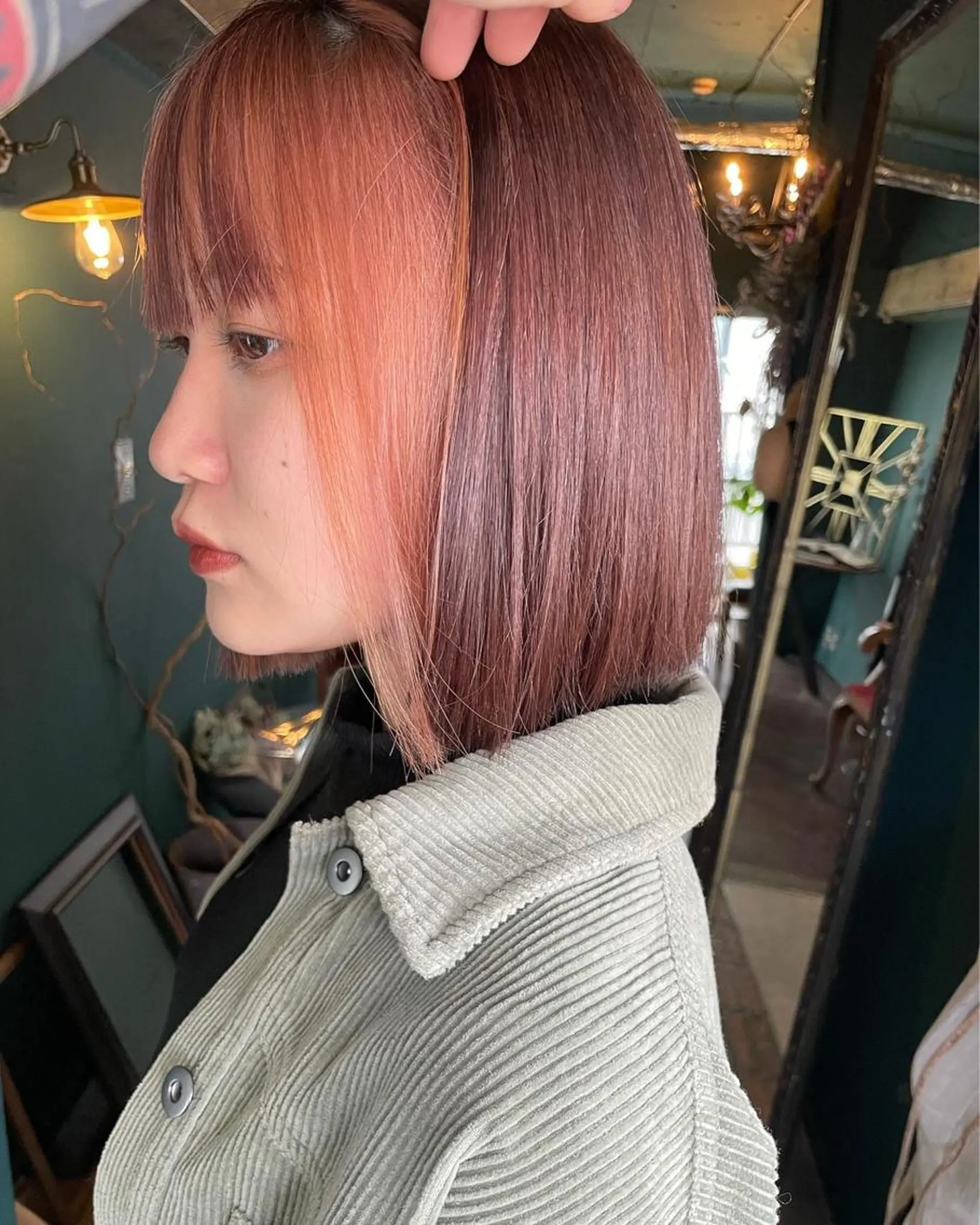ミディアム カット ヘアカラー トリートメント vivre libre所属・vivre libreのヘアスタイル