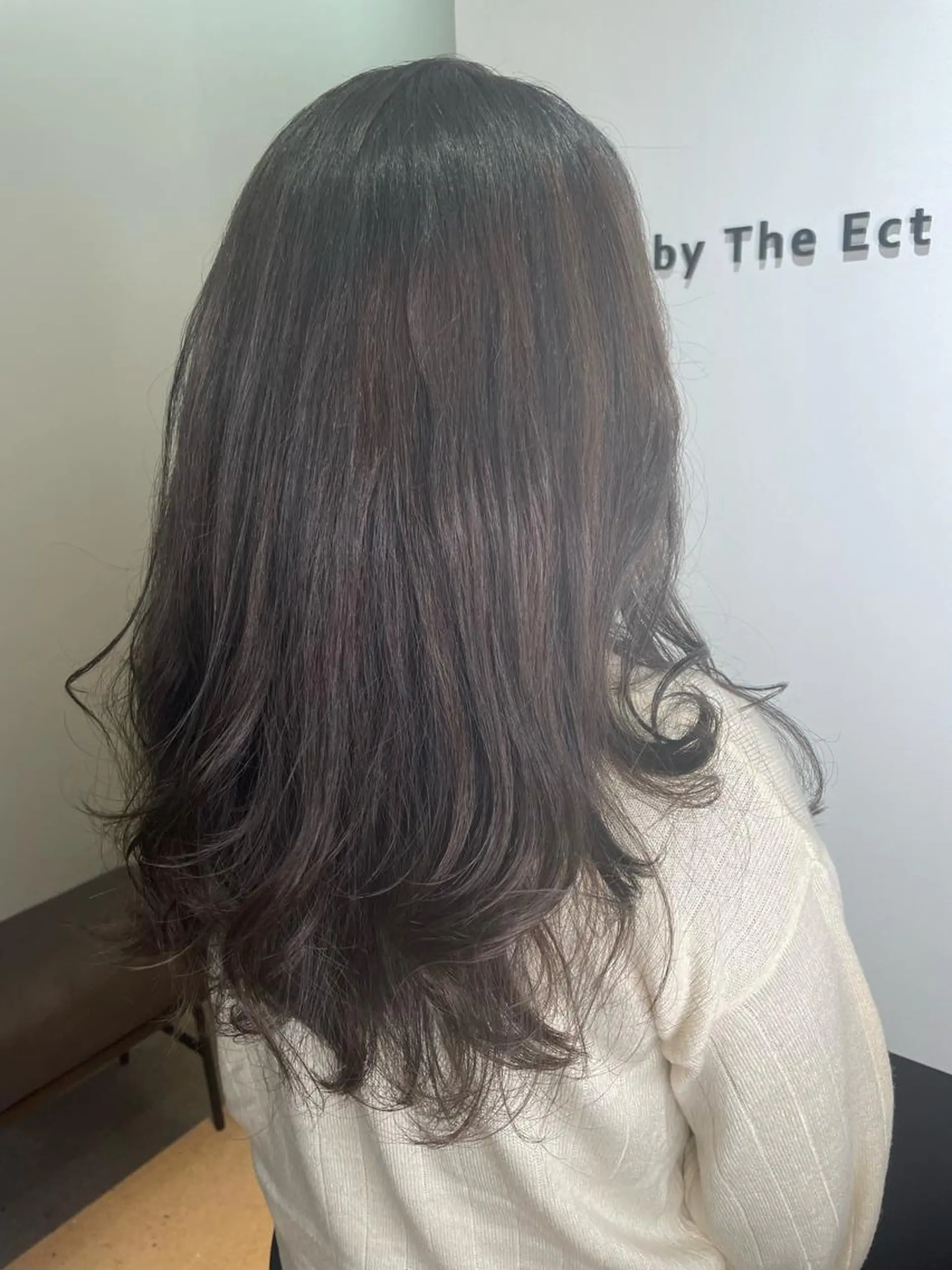 ロング カラー ブルーカラー ハイライトカラー ハイライト One By The Ect所属・ショート/脱白髪染め ☆宇﨑悠実のヘアスタイル