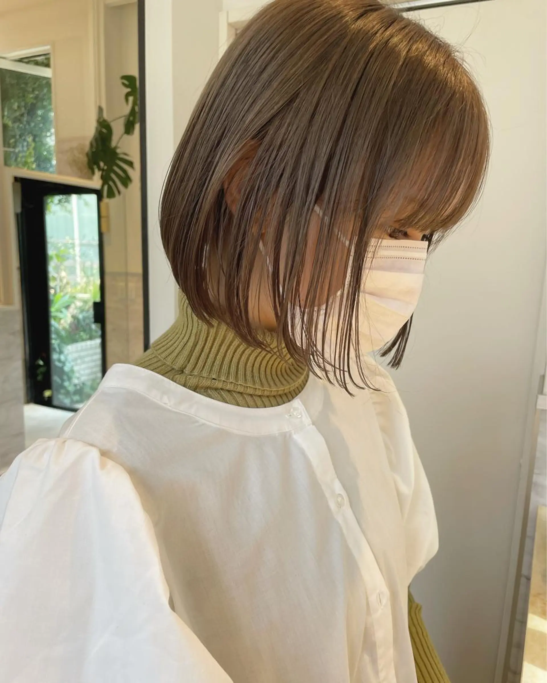 ミディアム カラー カット ヘアカラー トリートメント 🫧透明感ヘア🫧 🧸竹花　彩希🧸のヘアスタイル