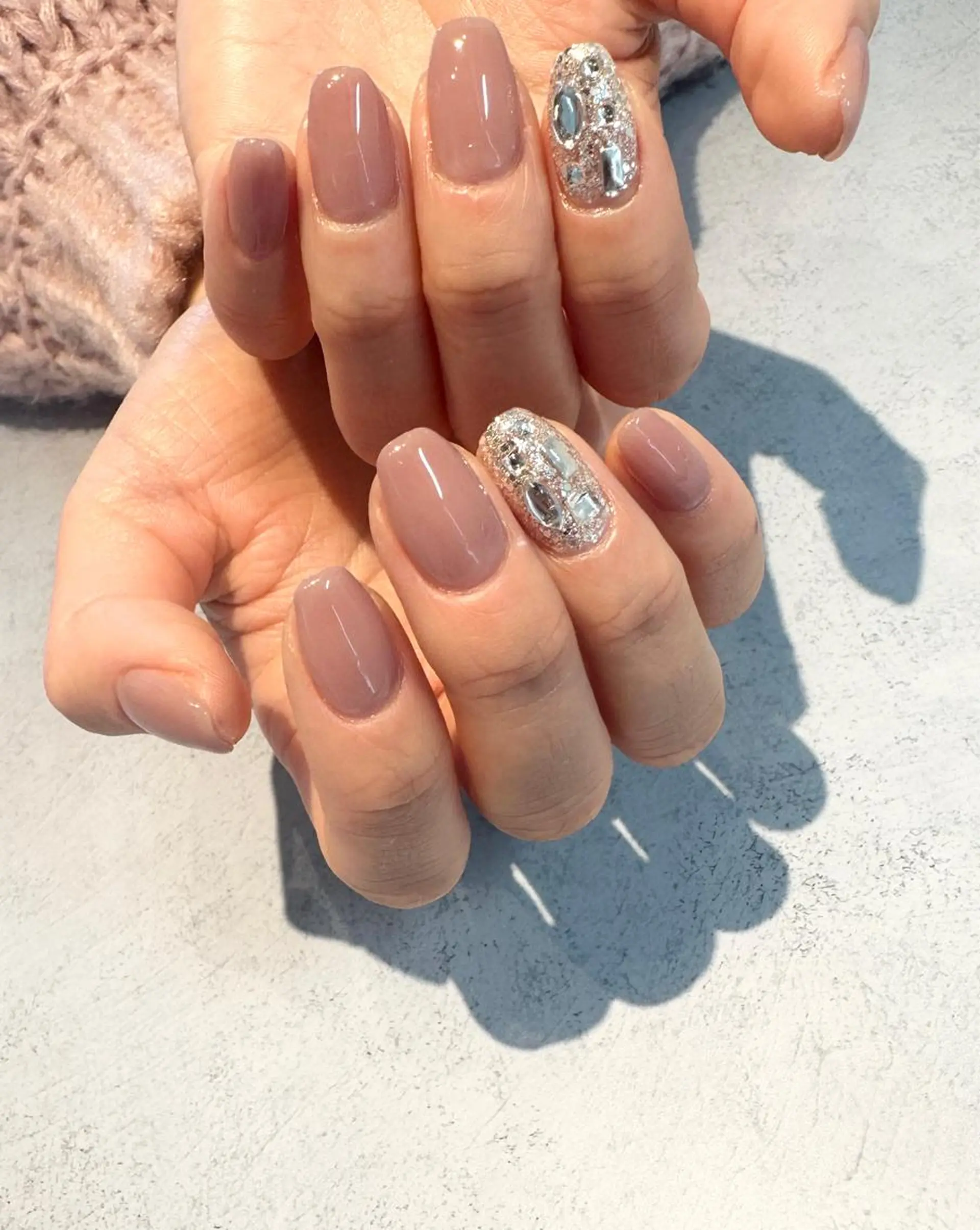 ネイル ラメ(グリッター) 持ち込み ワンカラーネイル ハンドネイル Baden Nail ﾊﾞ-ﾃﾞﾝ ﾈｲﾙのネイルデザイン