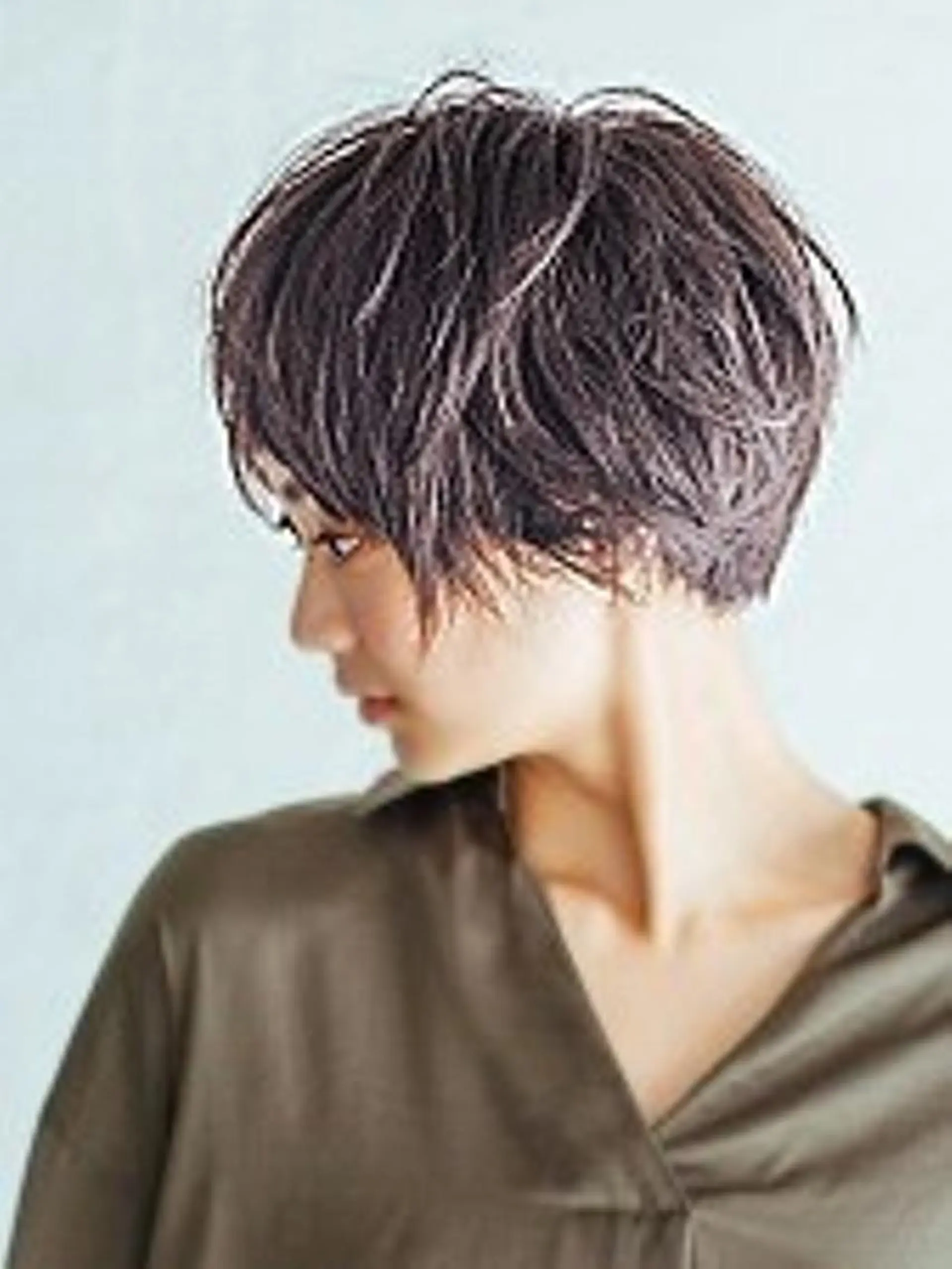 ショート カラー パーマ amie 錦糸町のヘアスタイル