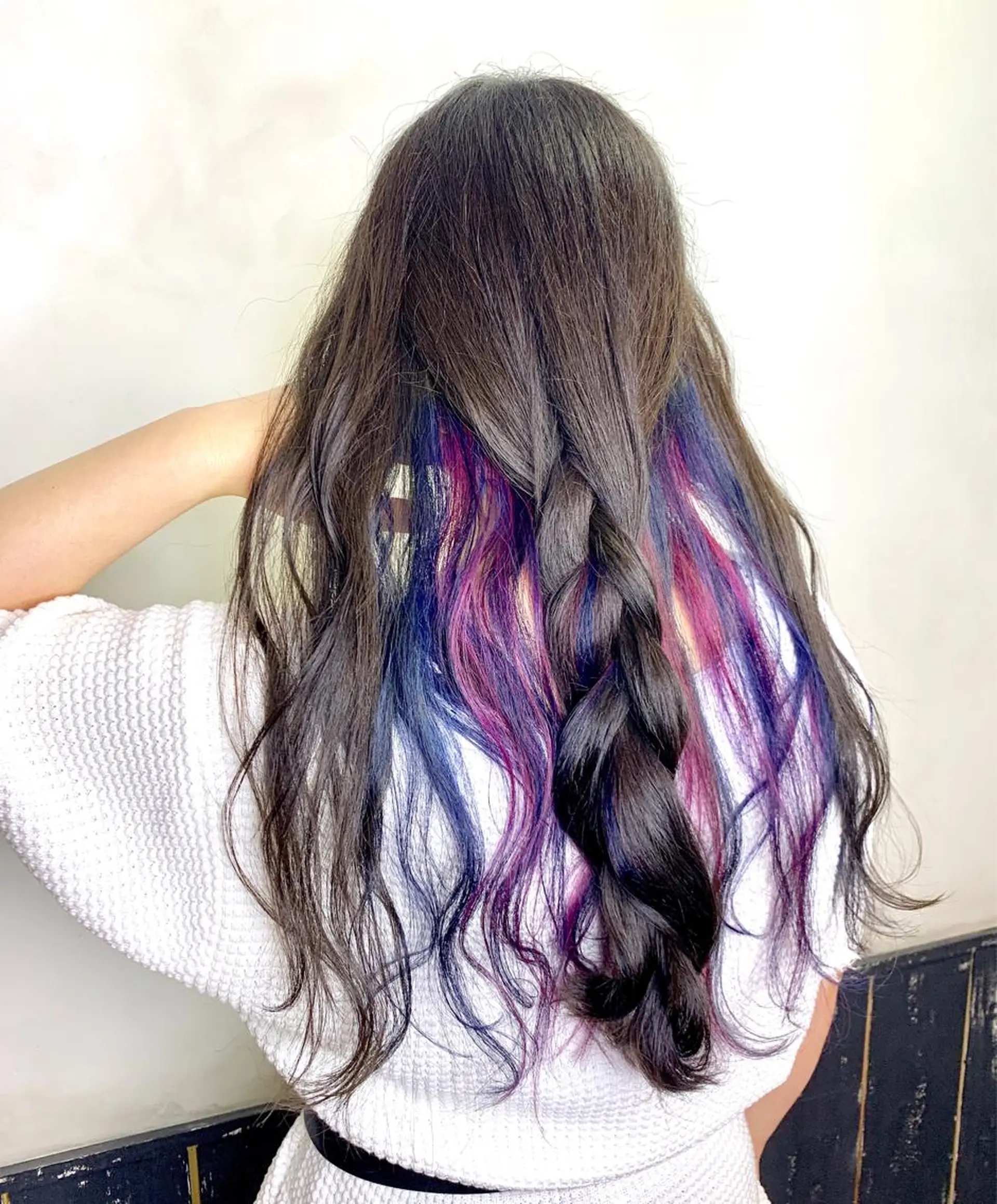 ロング カラー ヘアアレンジ ユニコーンカラー カット ヘアカラー トリートメント AUBE HAIRazul吉祥寺所属・髪質改善✨幹細胞✨ ウルツヤ🌈清水　祥のヘアスタイル