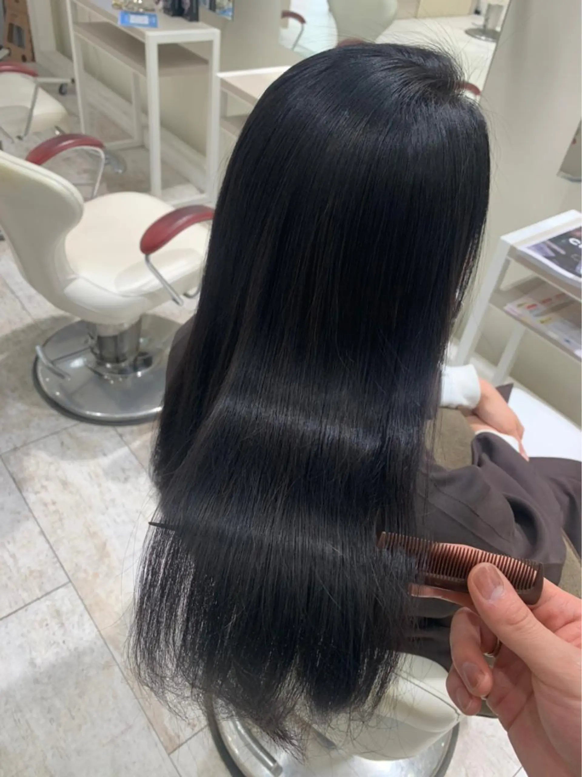 ロング 髪質改善 カット 縮毛矯正 ✨美髪矯正の専門家✨ 髪質改善　松村のヘアスタイル