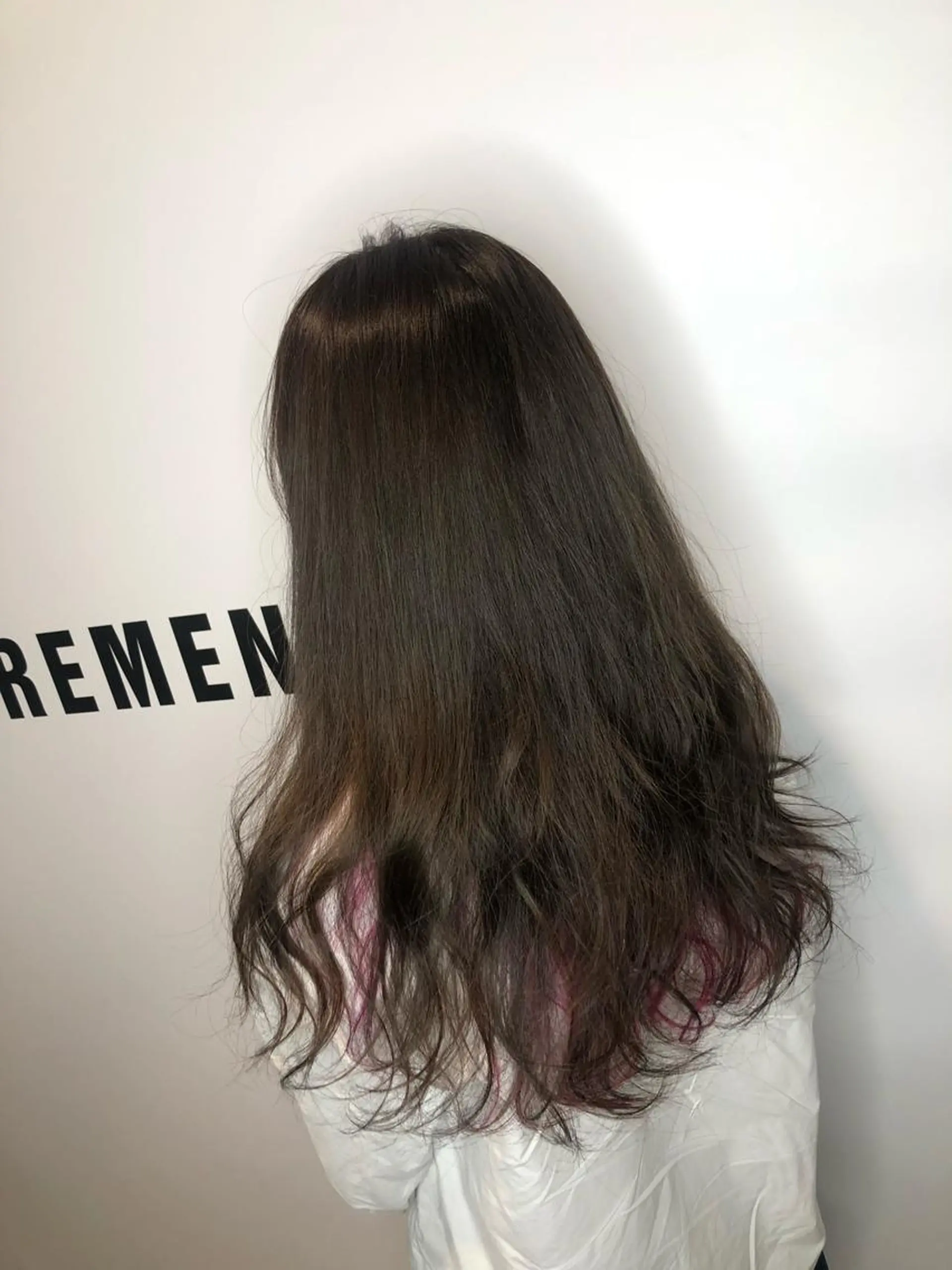ロング カラー ピンクカラー 宮下 愛璃紗のヘアスタイル