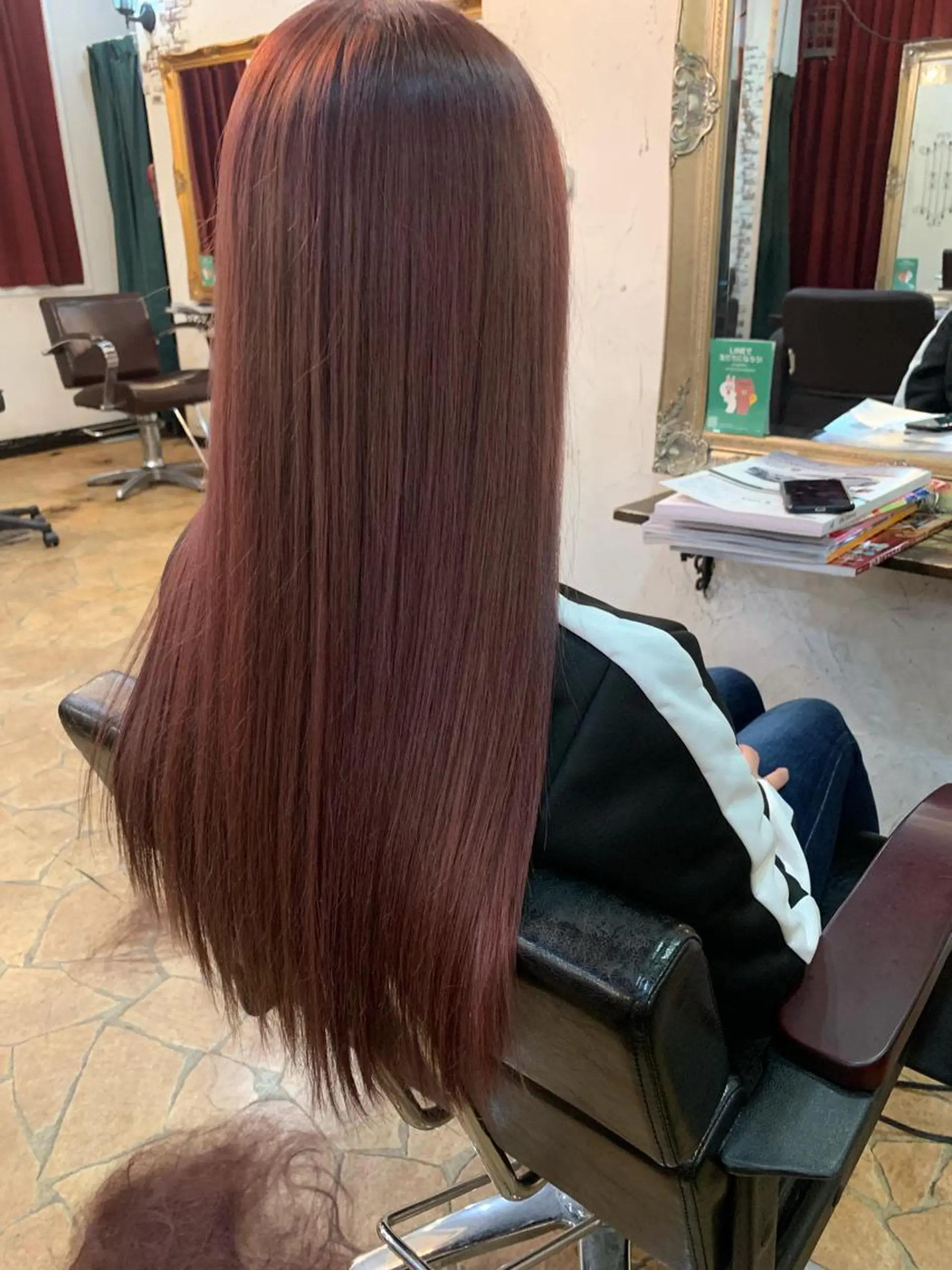 ロング ヘアカラー トリートメント アンフィーヘアー所属・amphihair 高橋祐也のヘアスタイル