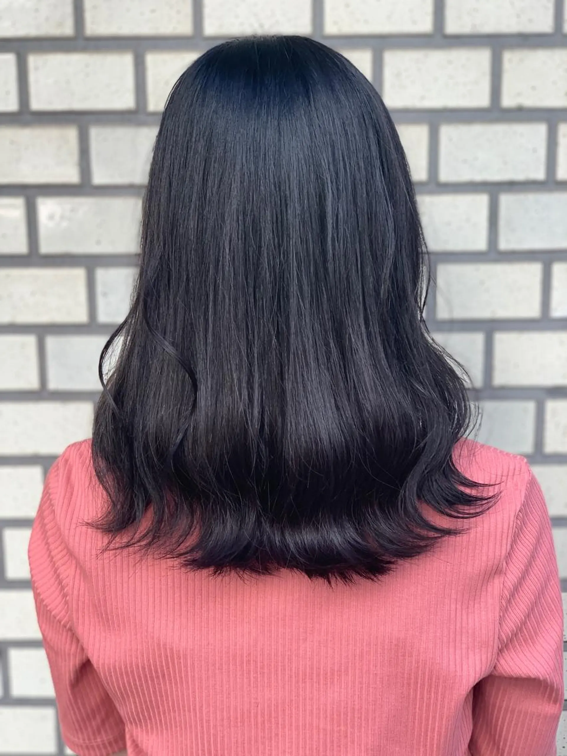 ミディアム ヘアアレンジ ヘアカラー トリートメント おおや みゆのマツエク・マツパデザイン