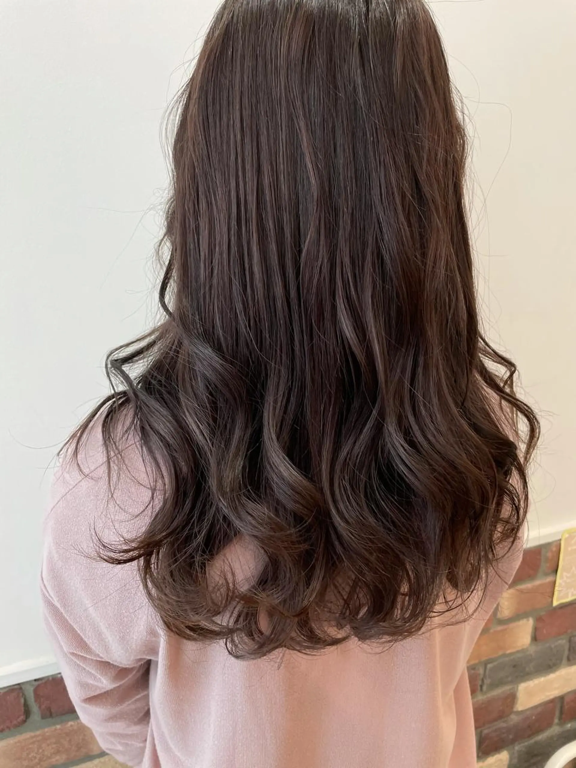 ロング ヘアカラー トリートメント 中井 茅佳のヘアスタイル