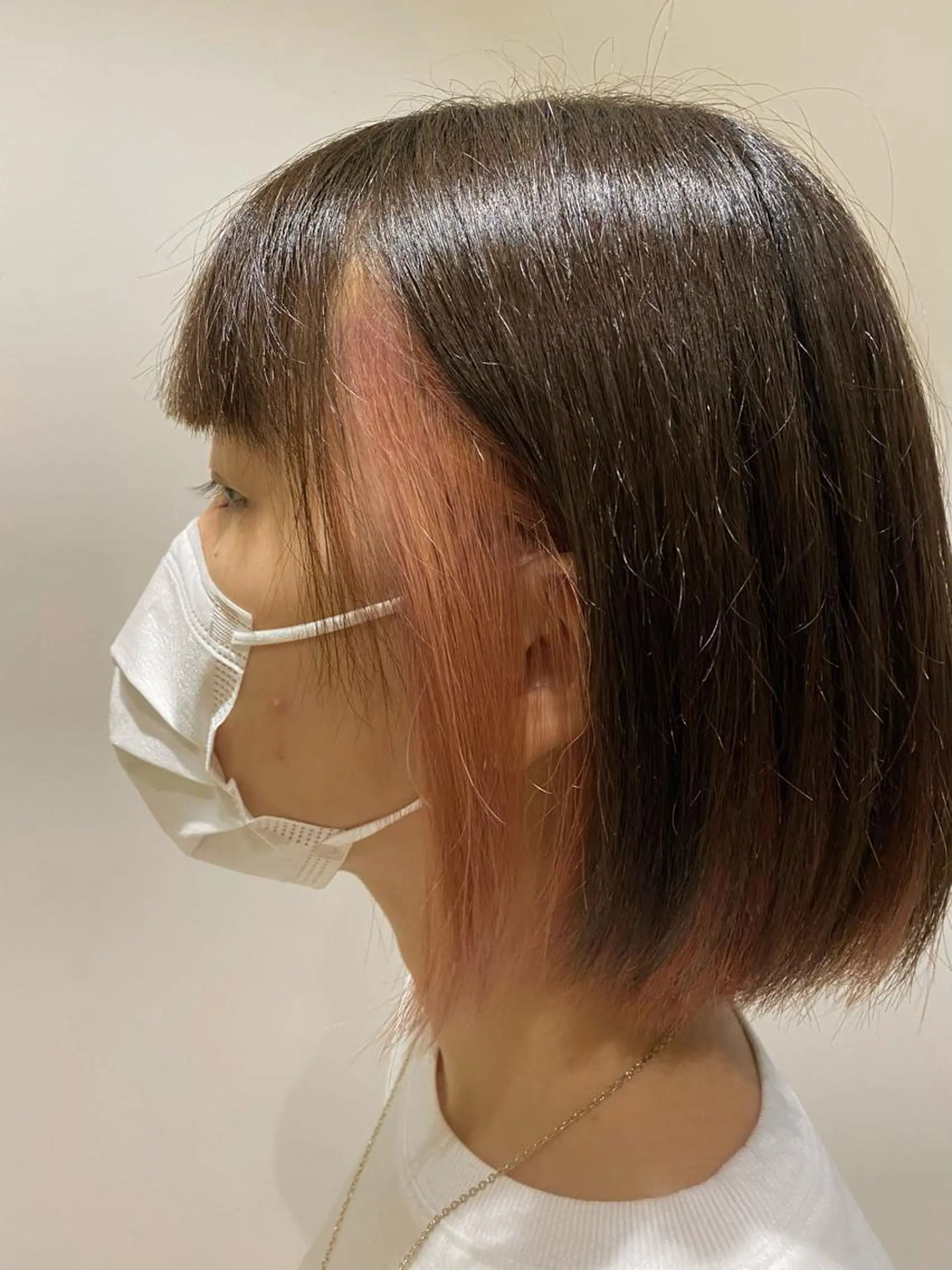 ショート カラー ブリーチ インナーカラー ピンクカラー 艶髪🌿美髪 大塚礼乃【西荻窪】のヘアスタイル