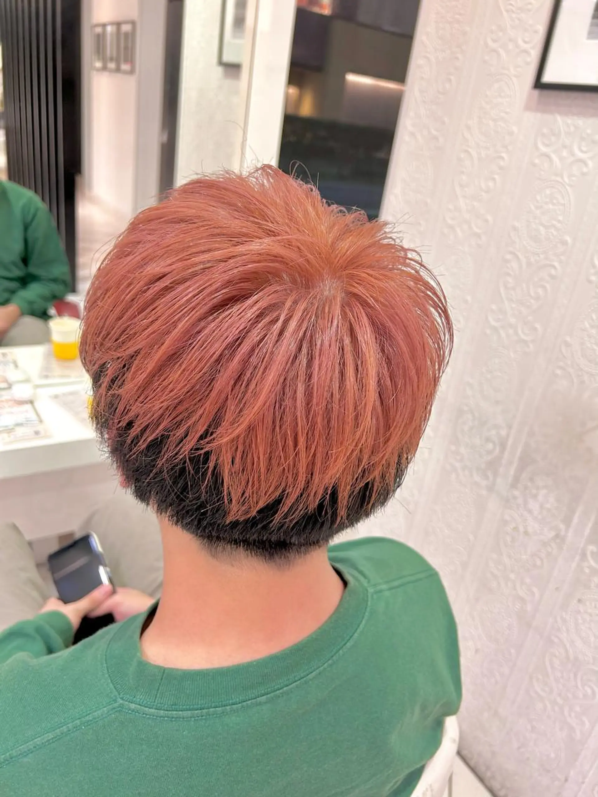 ショート カラー メンズ デザインカラー 🍀富久 永梨🧸のヘアスタイル