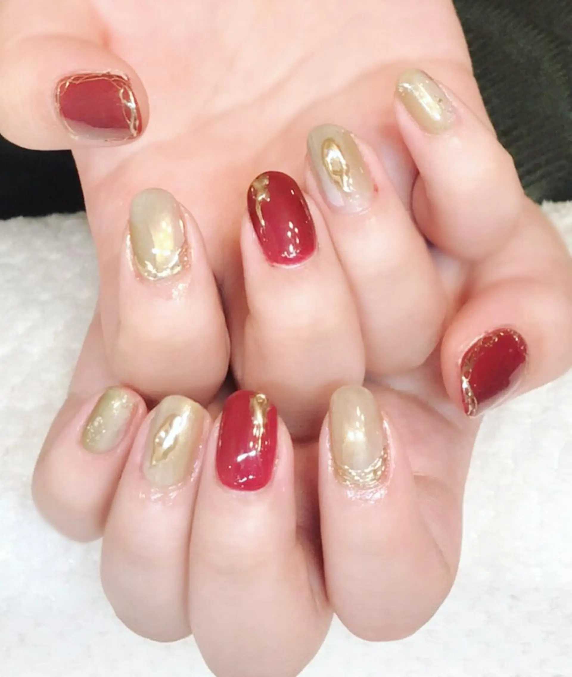 ネイル 成人式 ジェルネイル ニュアンスネイル シンプルネイル 春ネイル Nyanco Nailのネイルデザイン