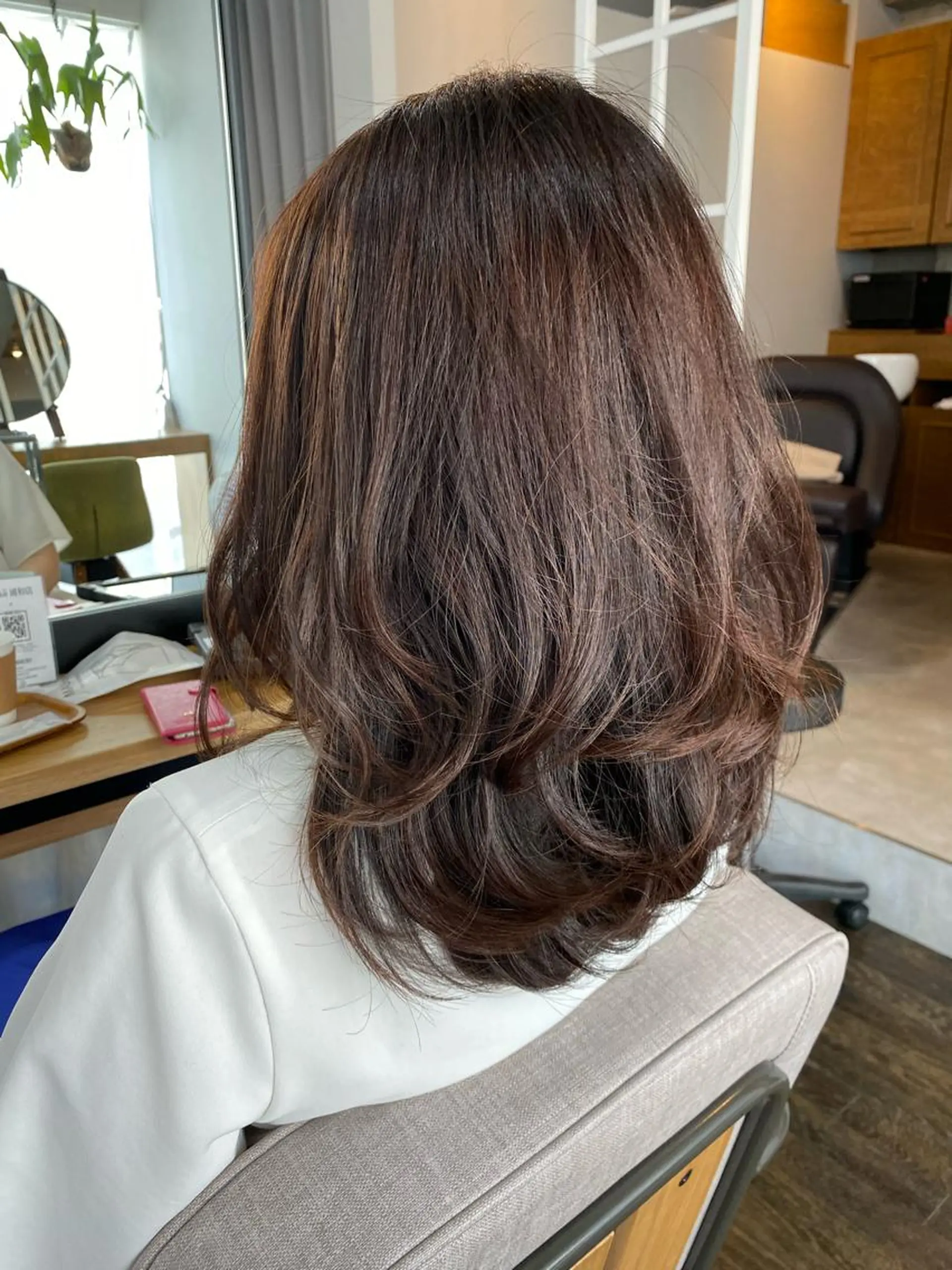 セミロング カラー 統括マネージャー/ 髪のドクター/前原悟のヘアスタイル