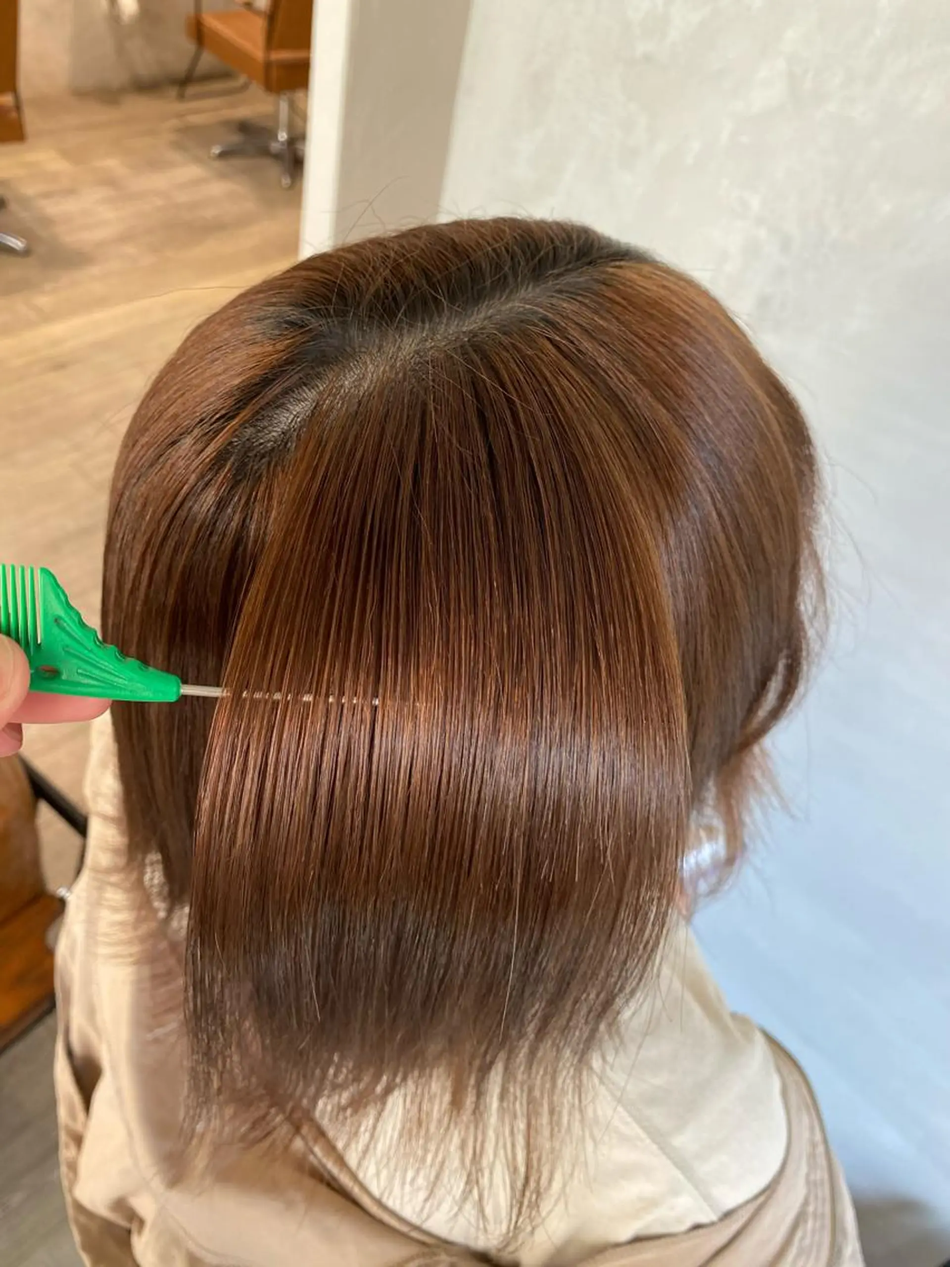 カラー パーマ 縮毛矯正 安部 真輝のヘアスタイル