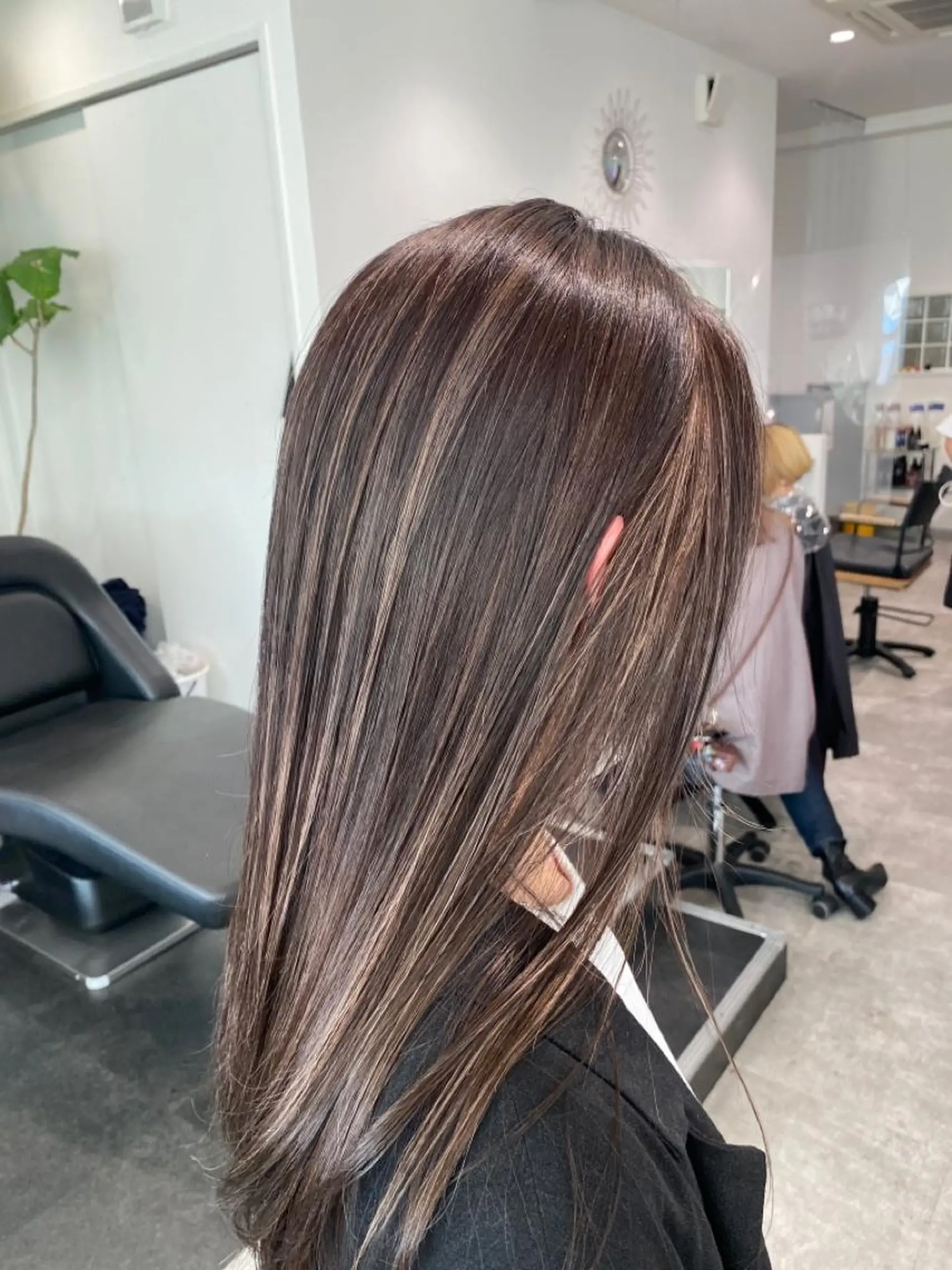 ミディアム カラー ヘアカラー トリートメント JIL BLAN 京都のヘアスタイル