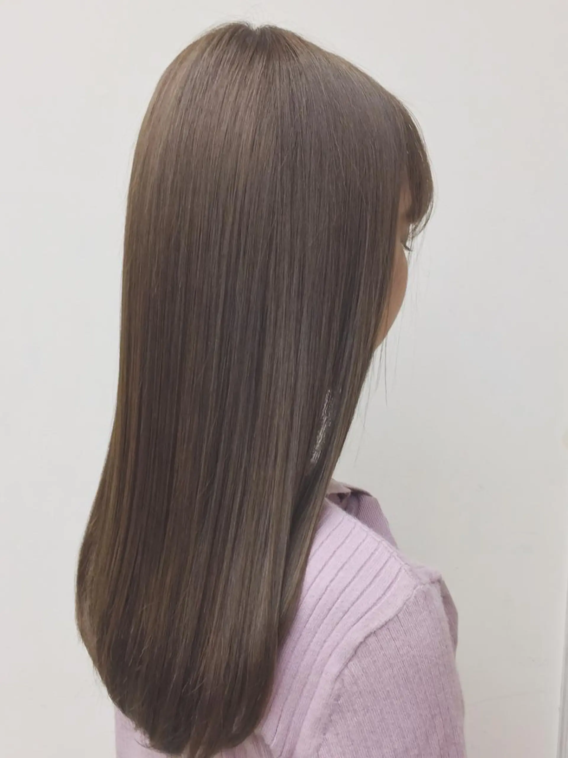 セミロング パーマ セミロングパーマ 酸性ストレート ストレートパーマ ヘアカラー 韓国風⭐️くびれヘア 🍀高津かえでのヘアスタイル