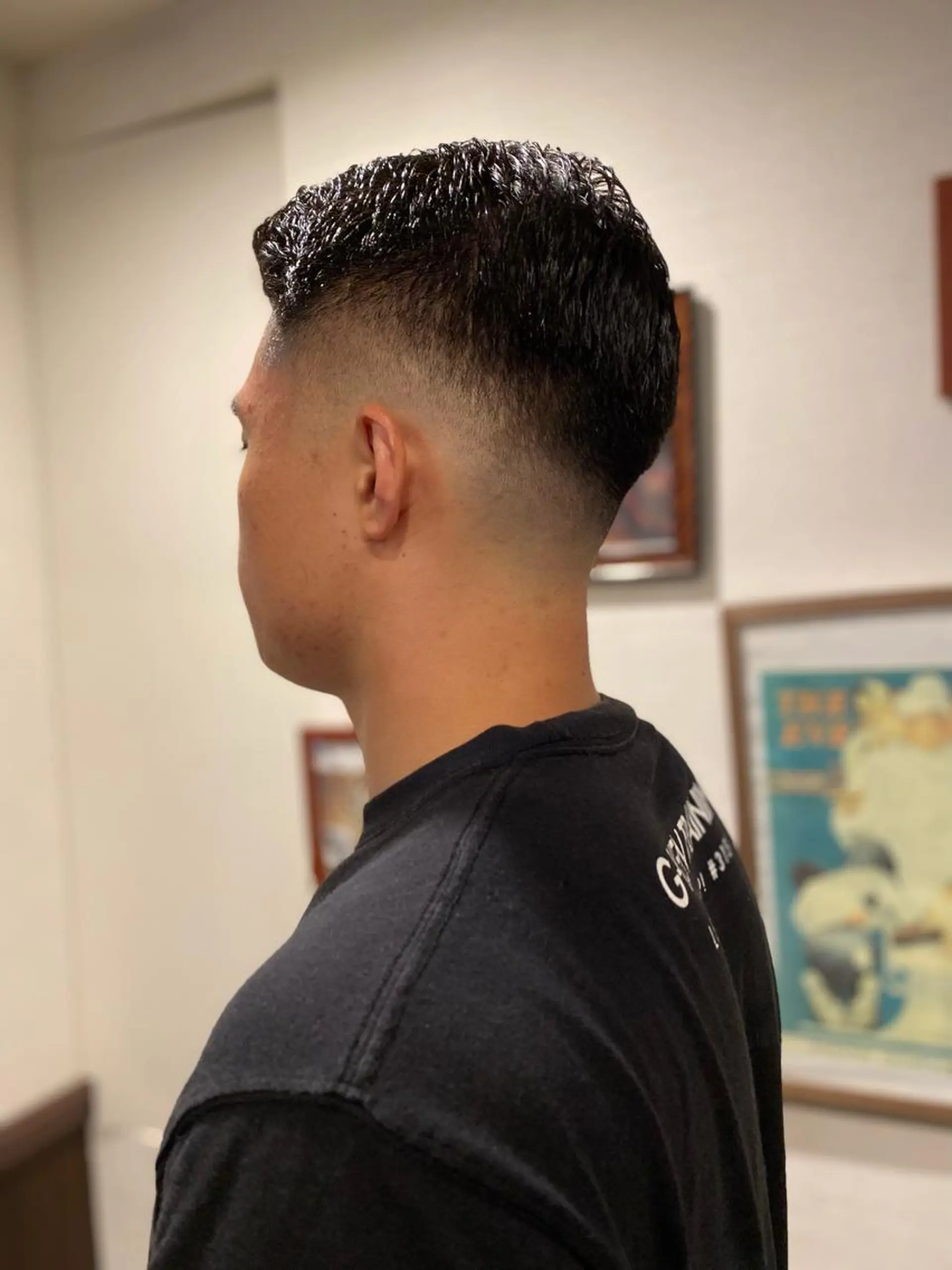 ショート メンズ フェードカット TRAD  BARBER STYLE Ⅱ所属・💈二子玉川メンズ カット木村海斗💈のヘアスタイル
