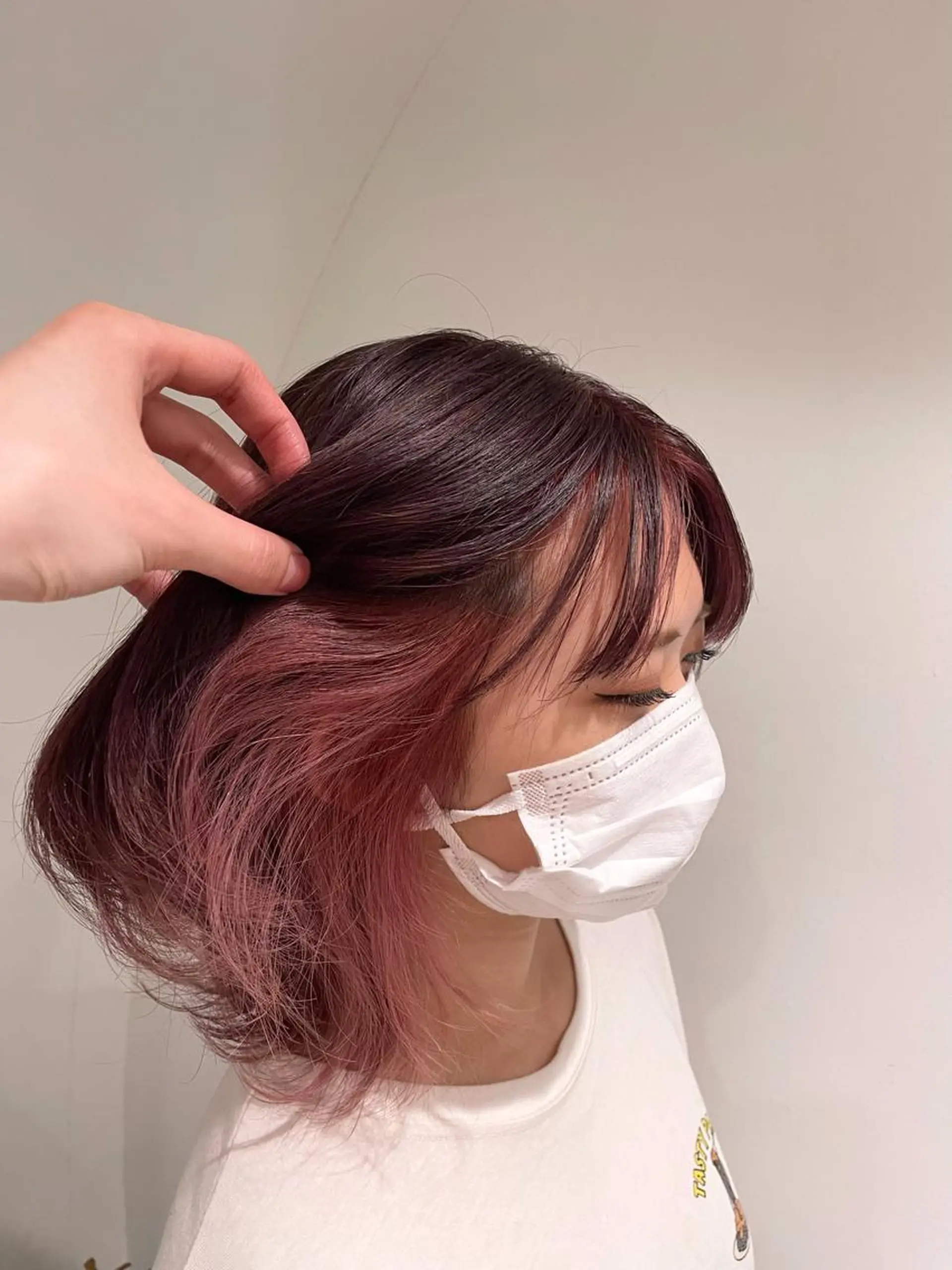 ショート カラー ブリーチ ケアブリーチ ダブルカラー オノ テンタのヘアスタイル