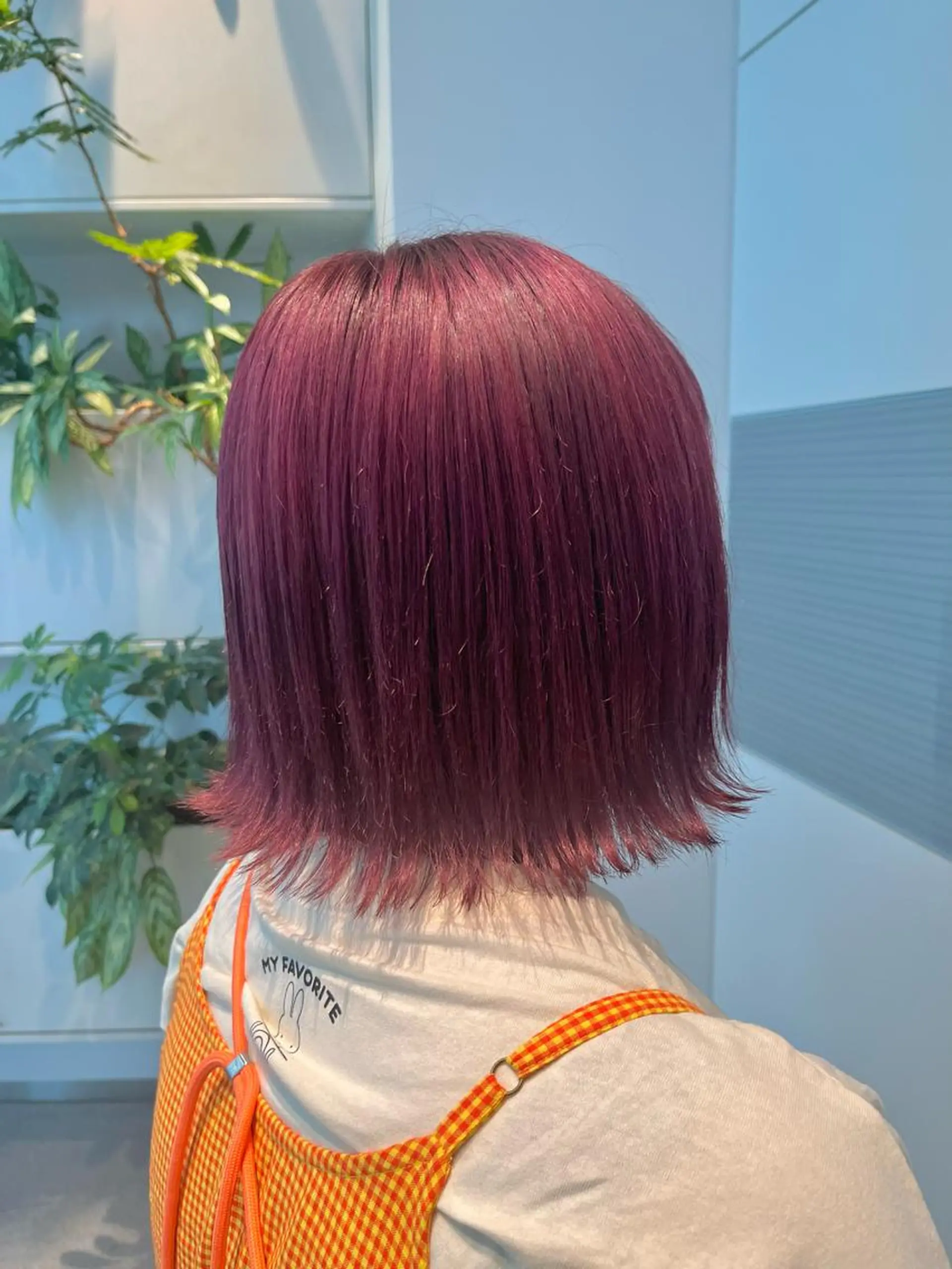 ショート カラー ピンクカラー ヘアカラー トリートメント くさかみさき🌼暖色 /耳つぼ/オタク🌼のヘアスタイル