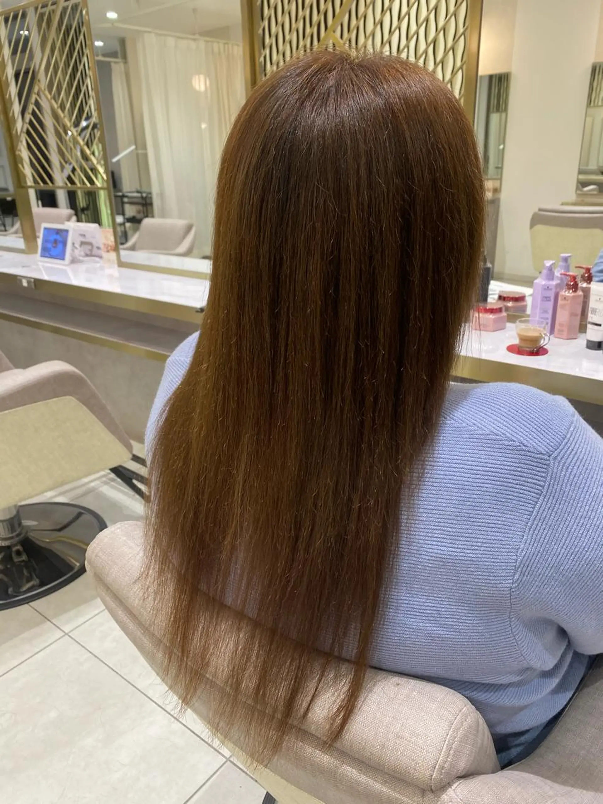 ロング カラー 渡辺　亮/ ハイライト/髪質改善のヘアスタイル