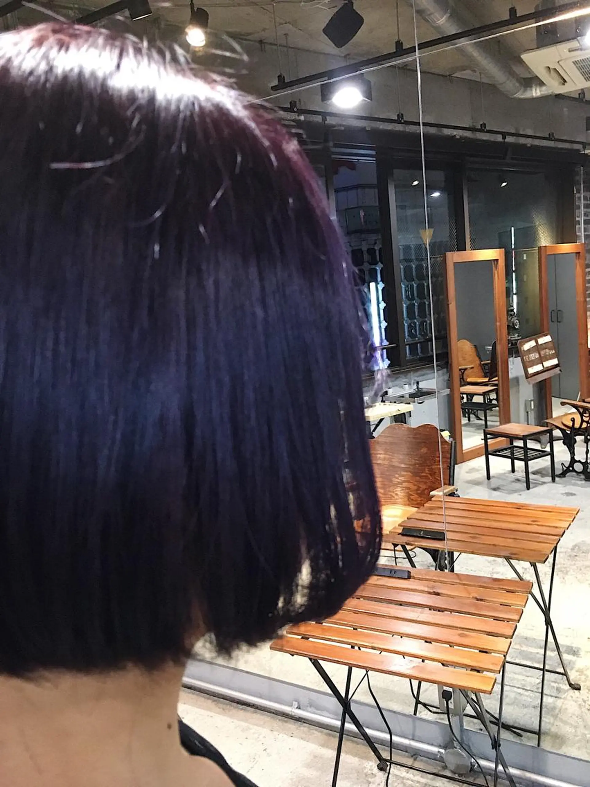 ショート カラー バイオレットカラー ボブ カット ヘアカラー トリートメント 代表 中島貴志のヘアスタイル