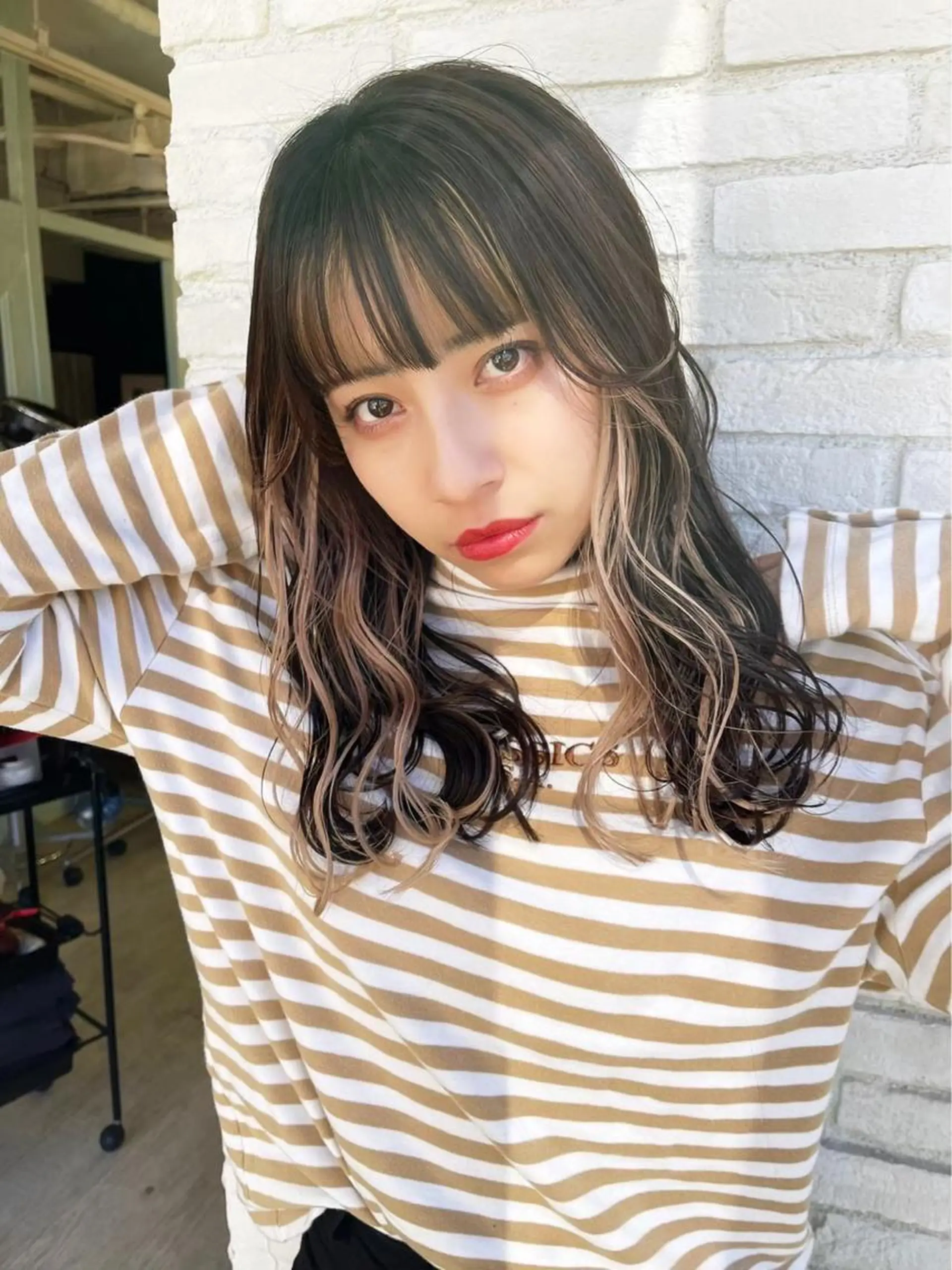 ロング カラー ヘアカラー トリートメント レイヤー/韓国ヘア 縮毛矯正🫧鈴木颯のヘアスタイル
