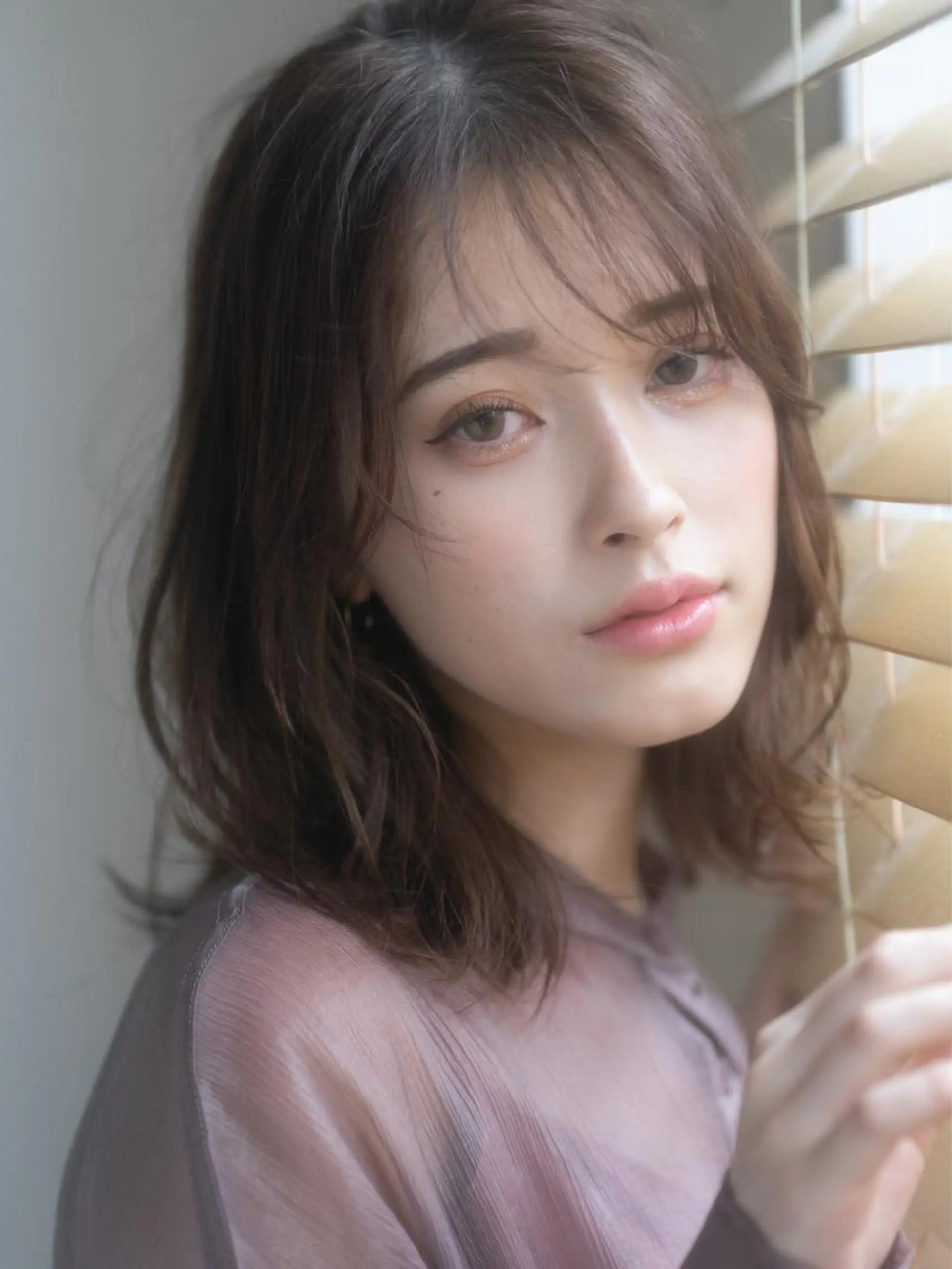 ミディアム 🎀ハイトーン/レイ ヤー/Reina🎀のヘアスタイル