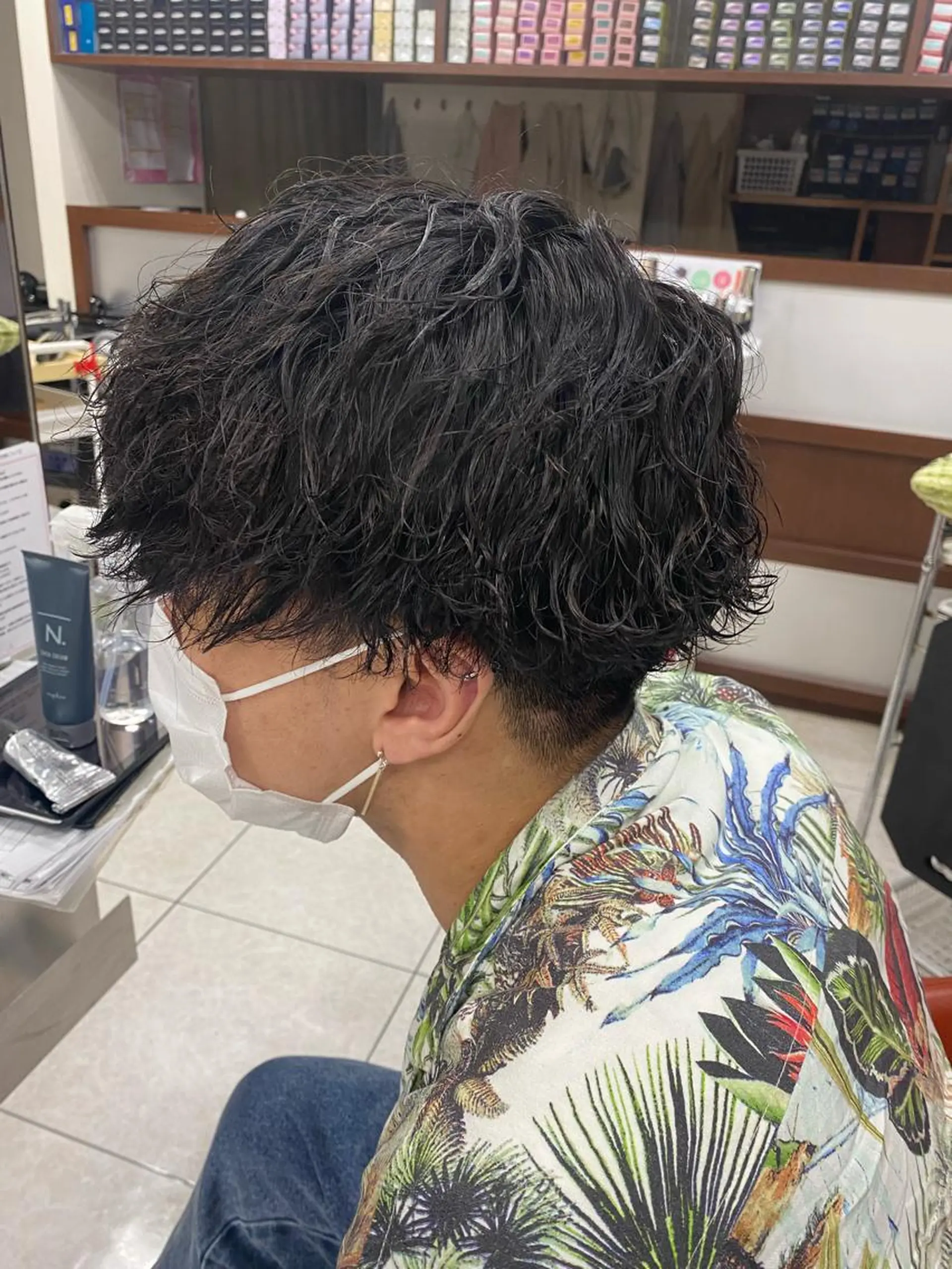 メンズ メンズパーマ カット パーマ ココロ☀️ CLUTCH天王寺店のヘアスタイル