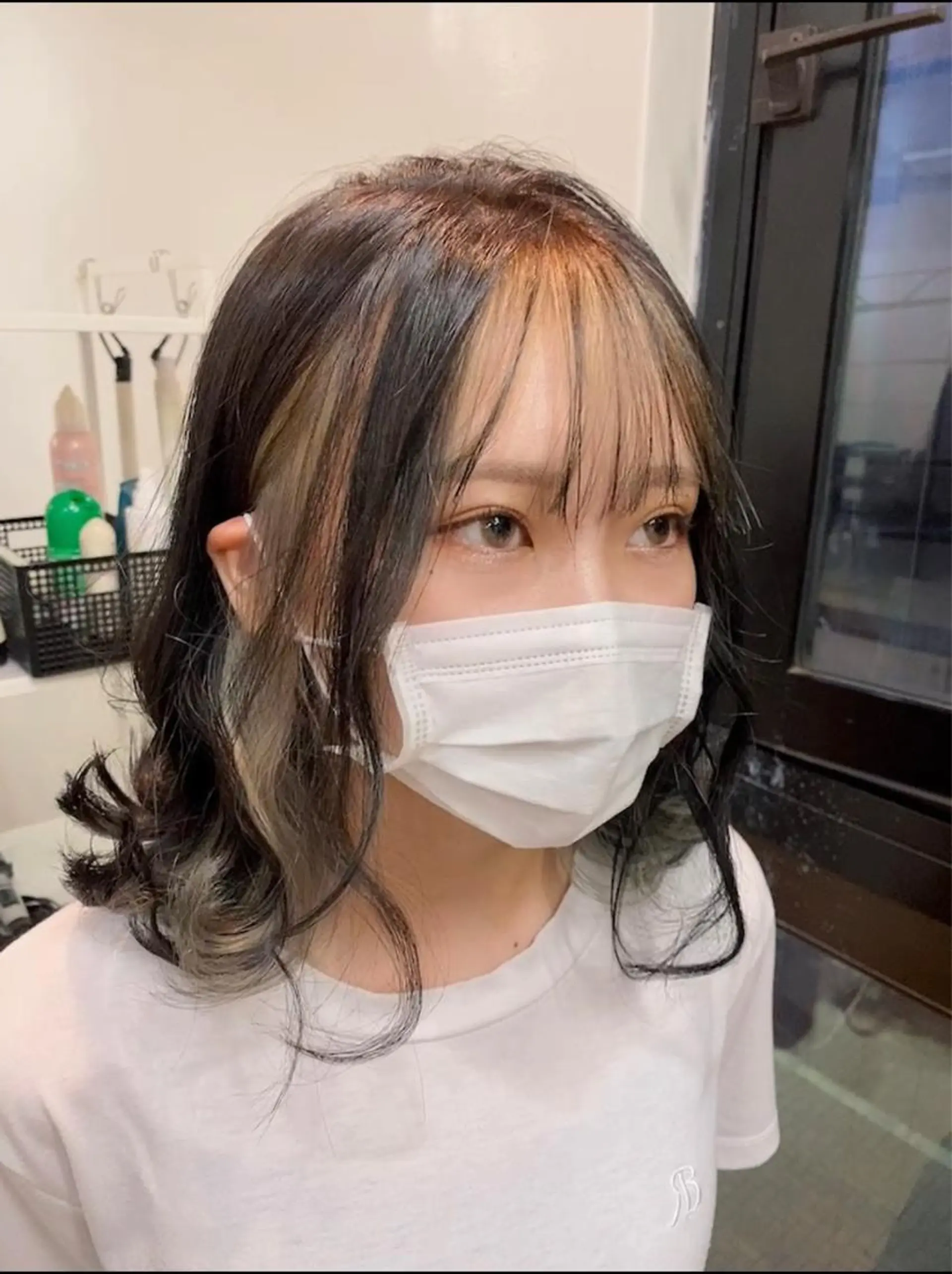 ミディアム ミストバング ヘアカラー トリートメント GO TODAY シェアサロン 町田店所属・韓国ヘア🇰🇷 スズキのヘアスタイル