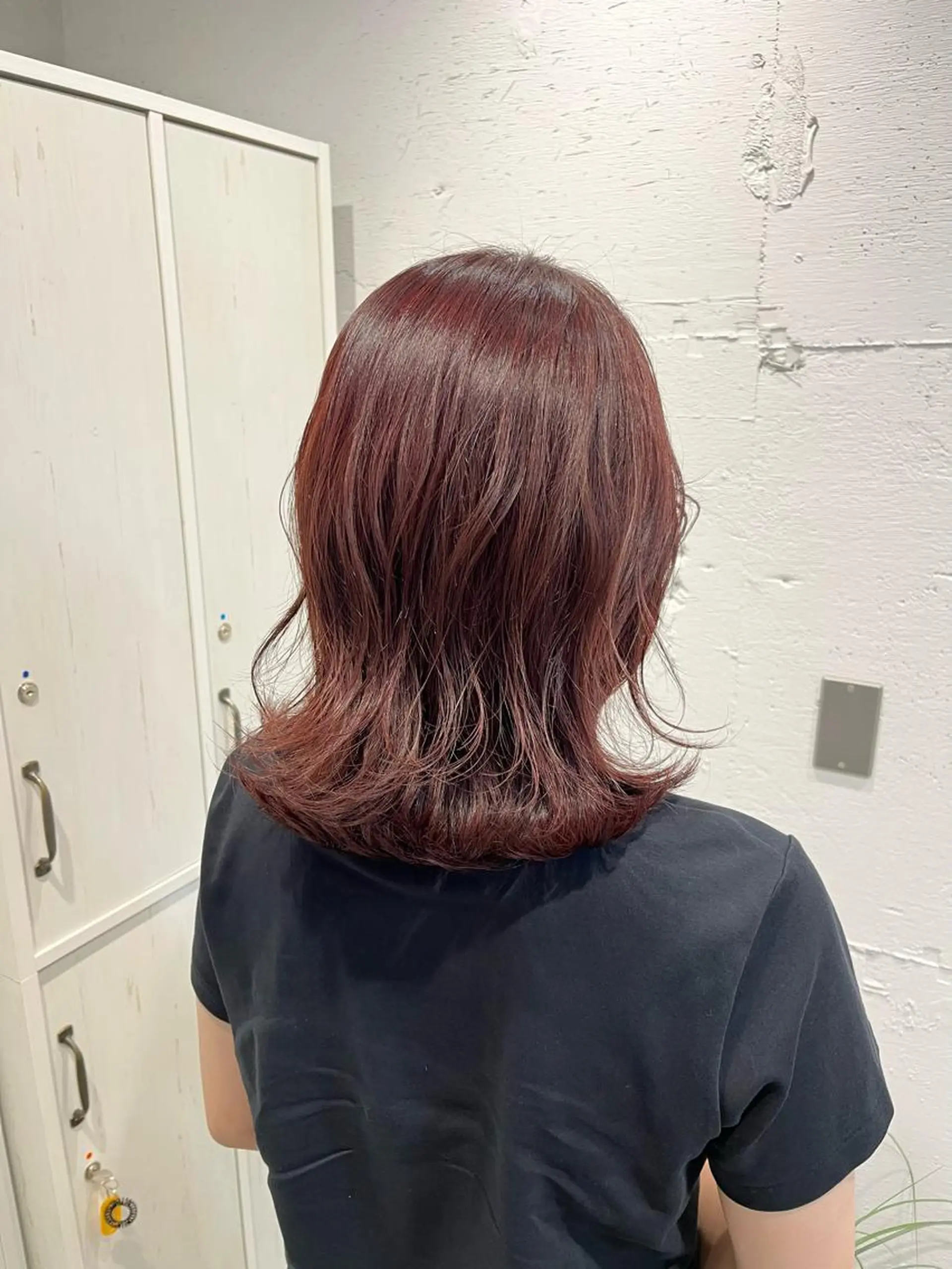 ミディアム カラー ヘアカラー トリートメント 艶髪🌈ムラカミ サキのヘアスタイル