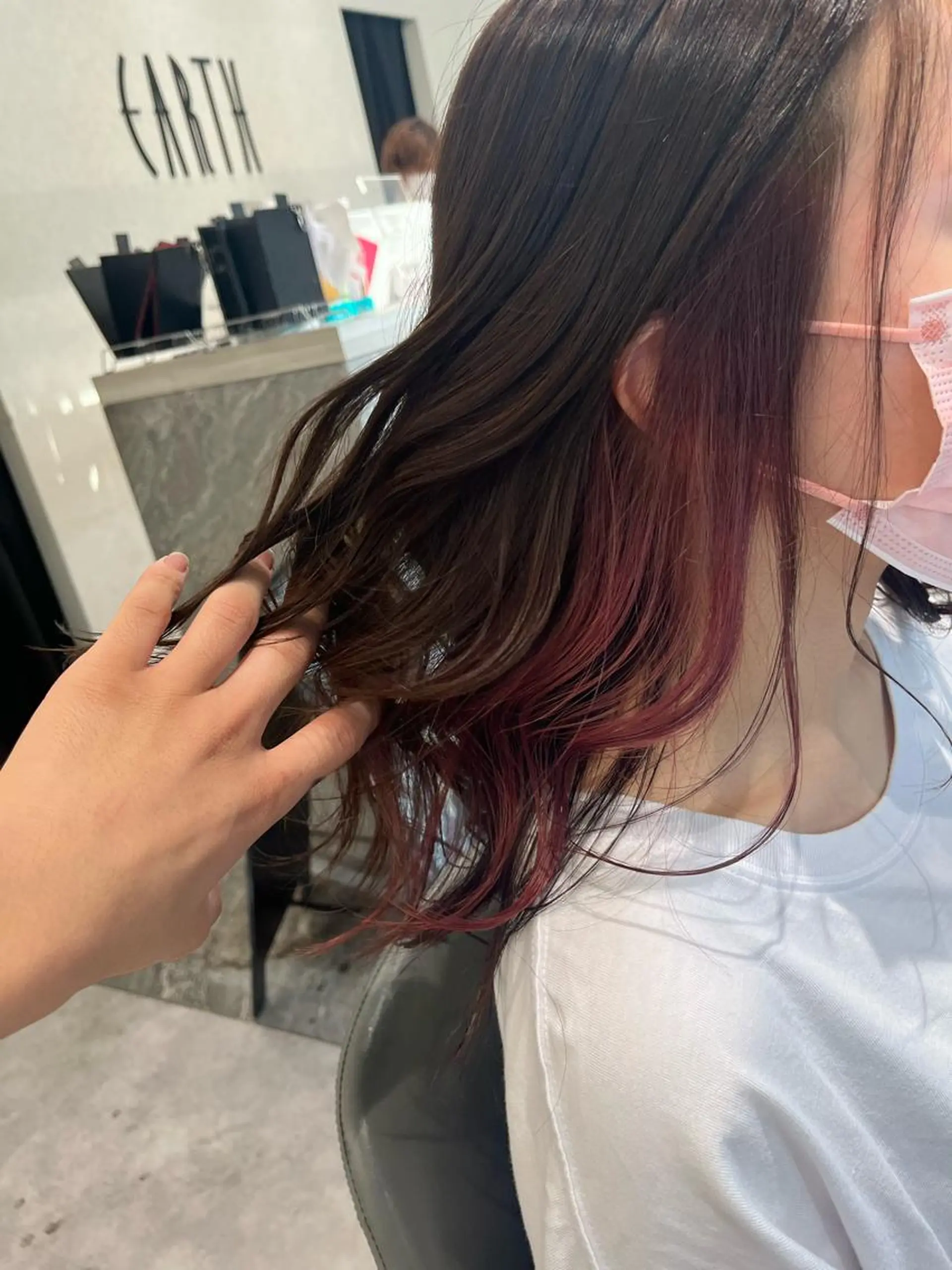 ミディアム 髪質改善✨縮毛矯正 ✨HARUKI✨のヘアスタイル