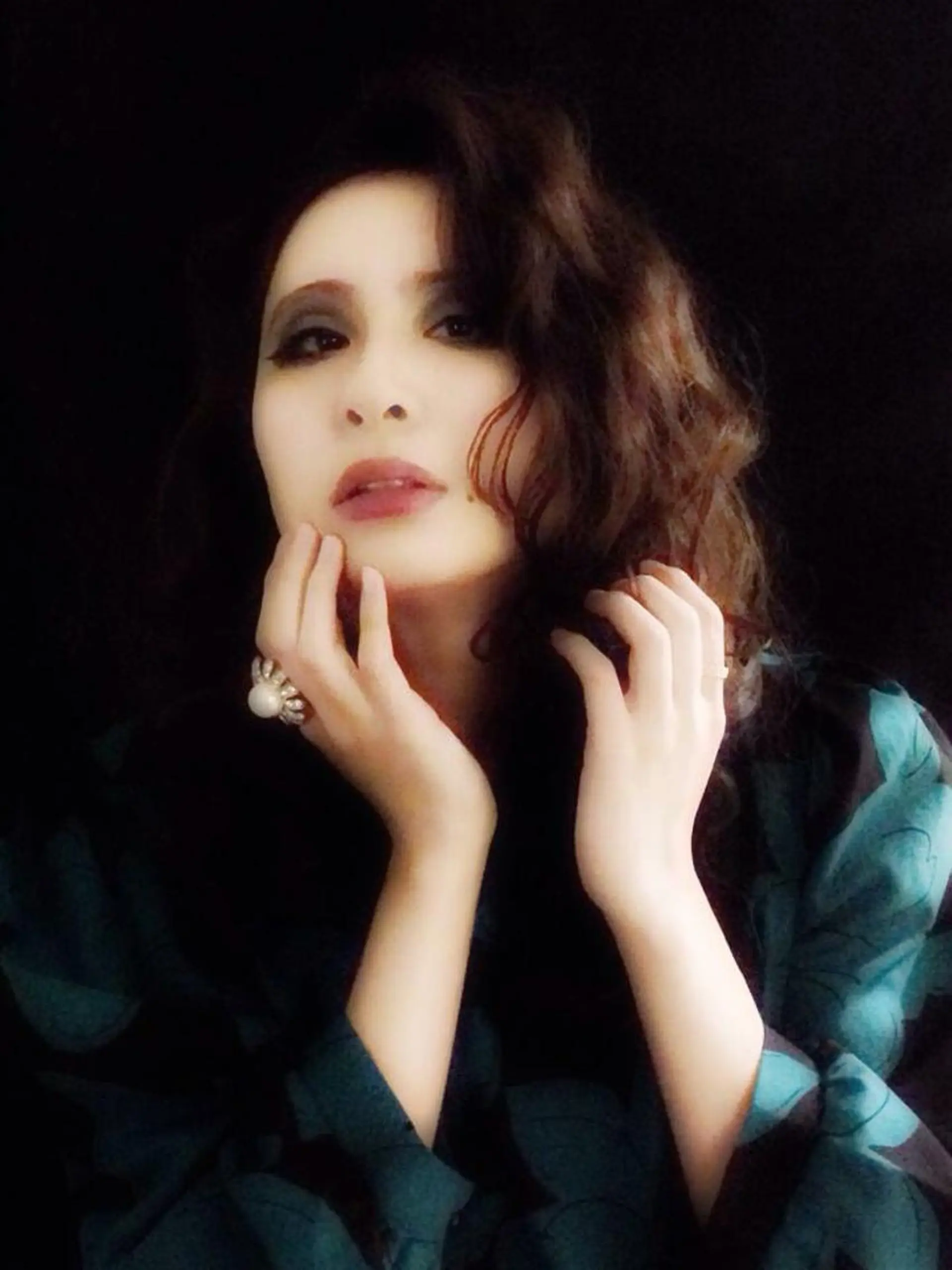 ロング パーマ 田中 奈布のヘアスタイル