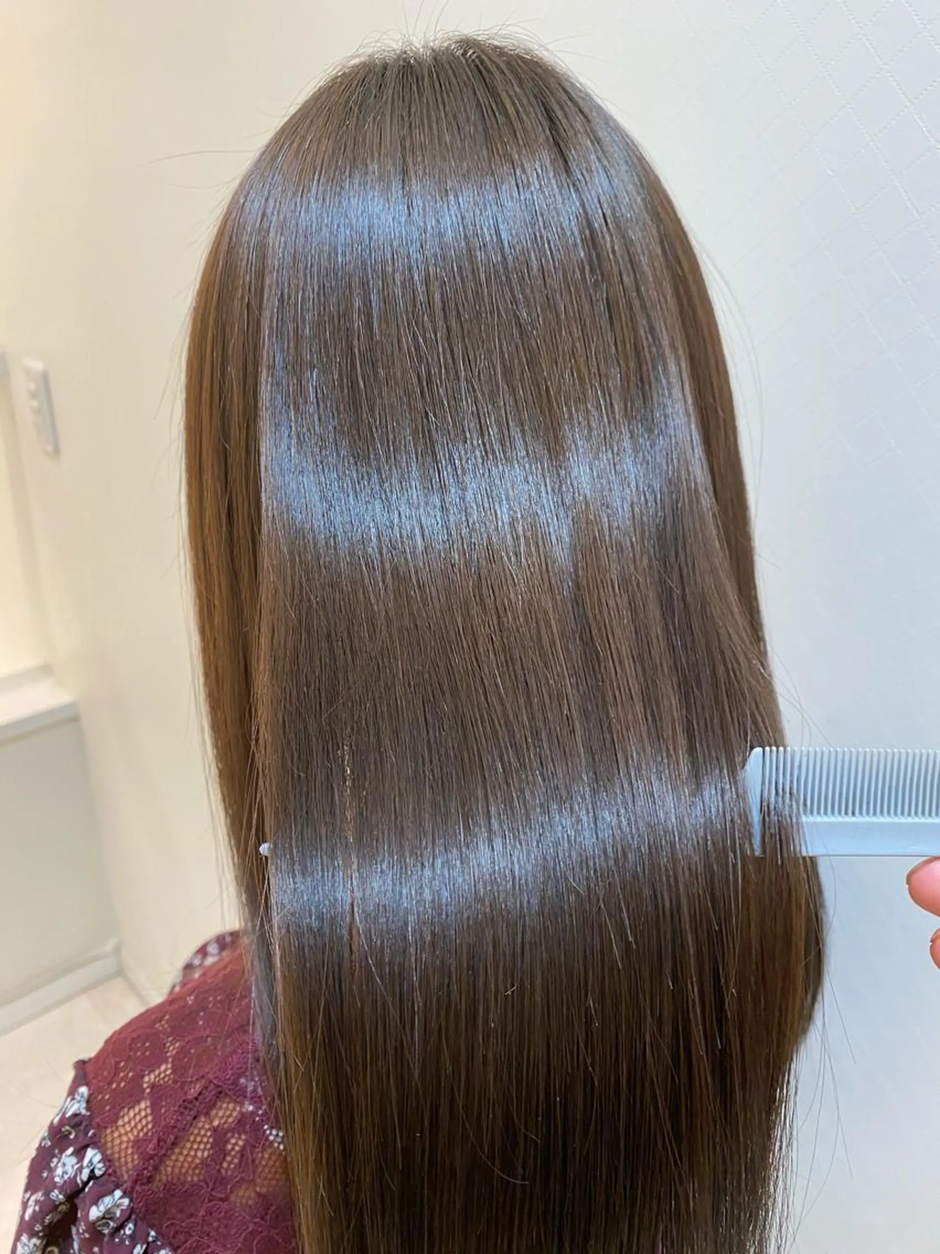 セミロング カット 縮毛矯正 💎髪質改善/縮毛矯 正特化💎鈴木一寿のヘアスタイル