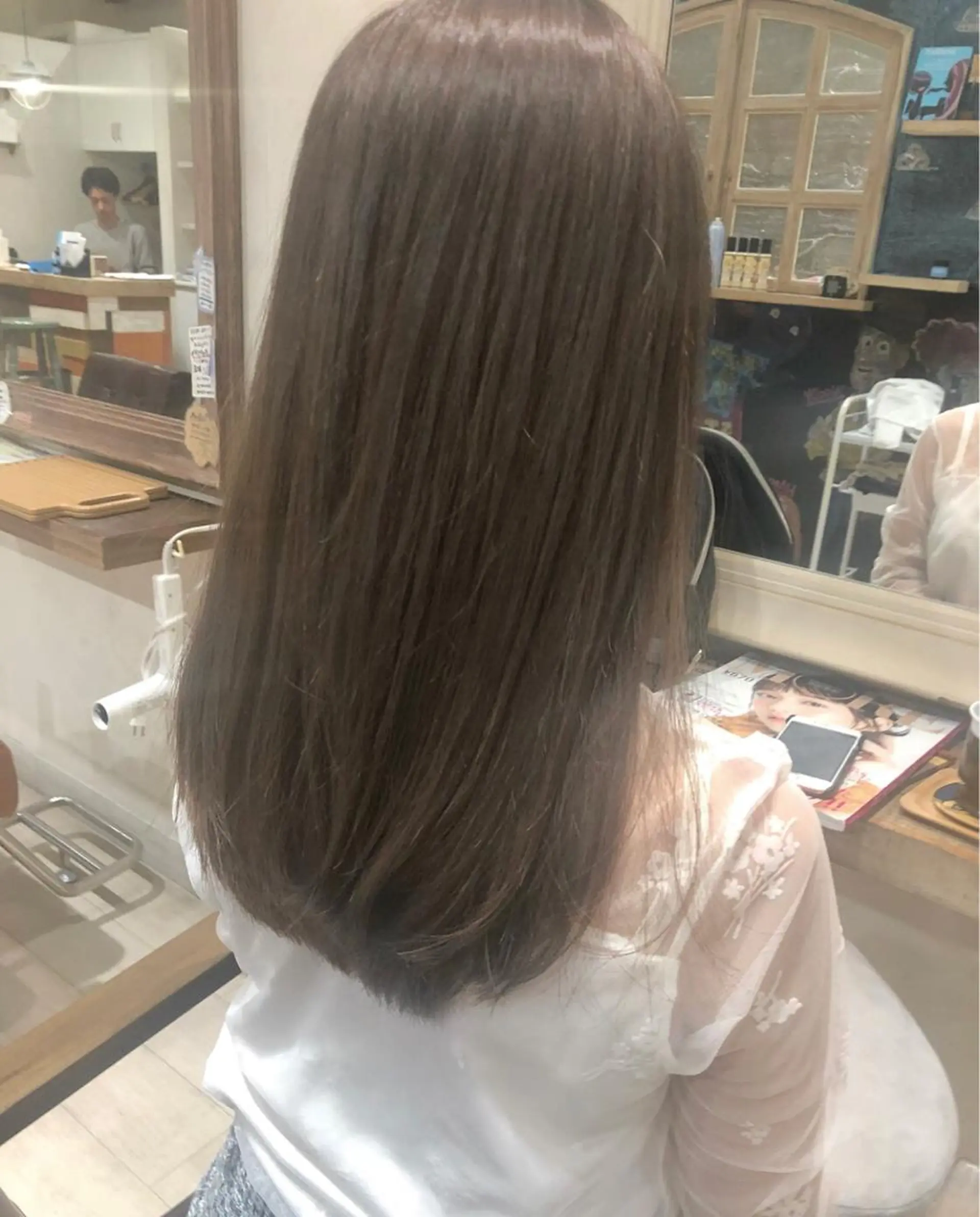 ロング カラー nakahara madokaのヘアスタイル