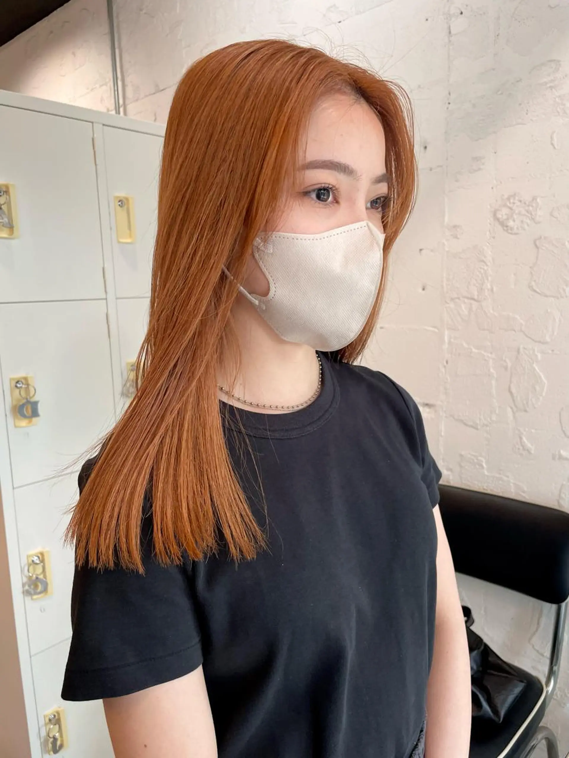 セミロング カラー ヘアアレンジ カット ヘアカラー satsuki ito/暖色、パーマのヘアスタイル