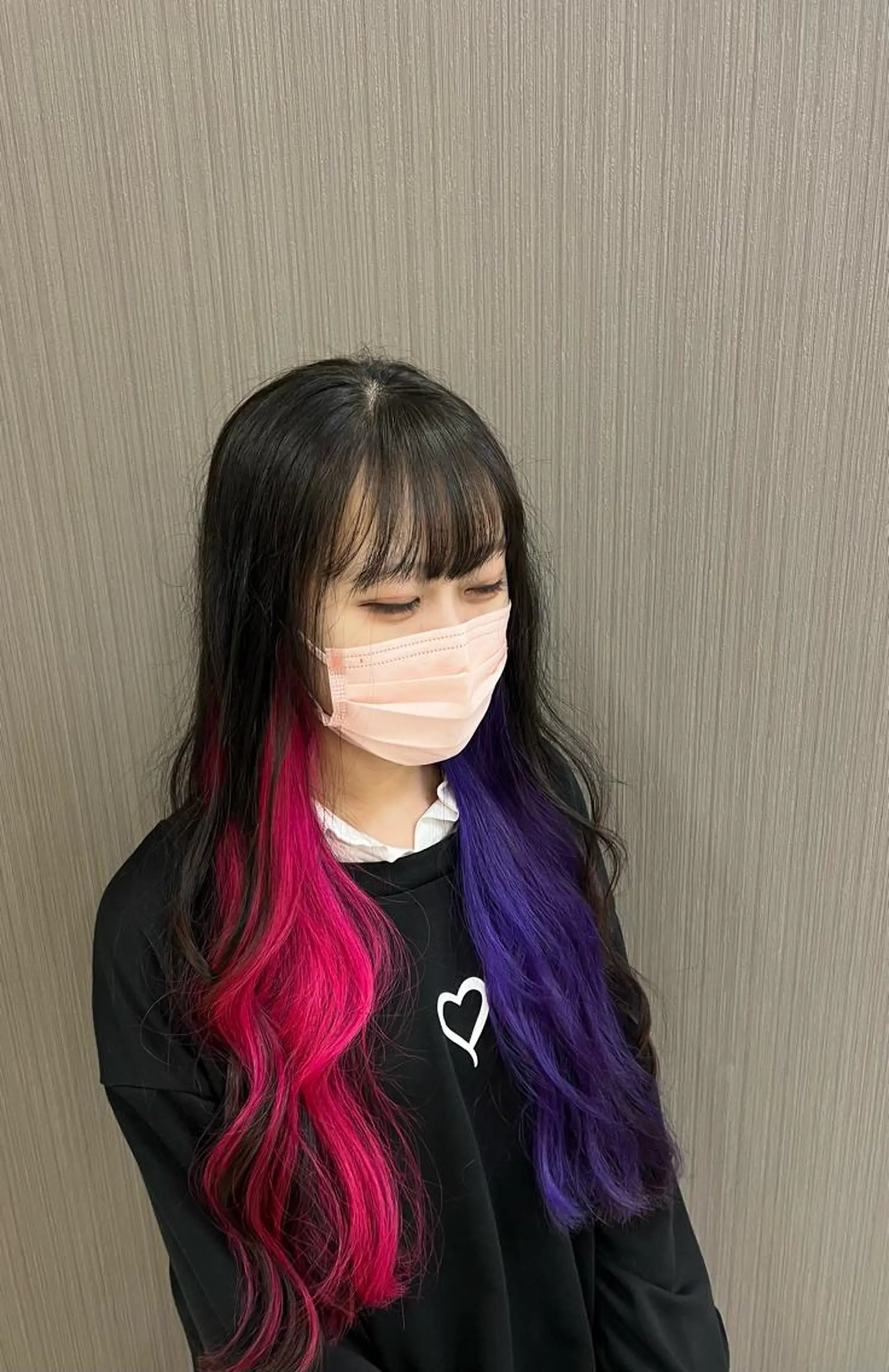 セミロング カラー インナーカラー KEN 🌟のヘアスタイル