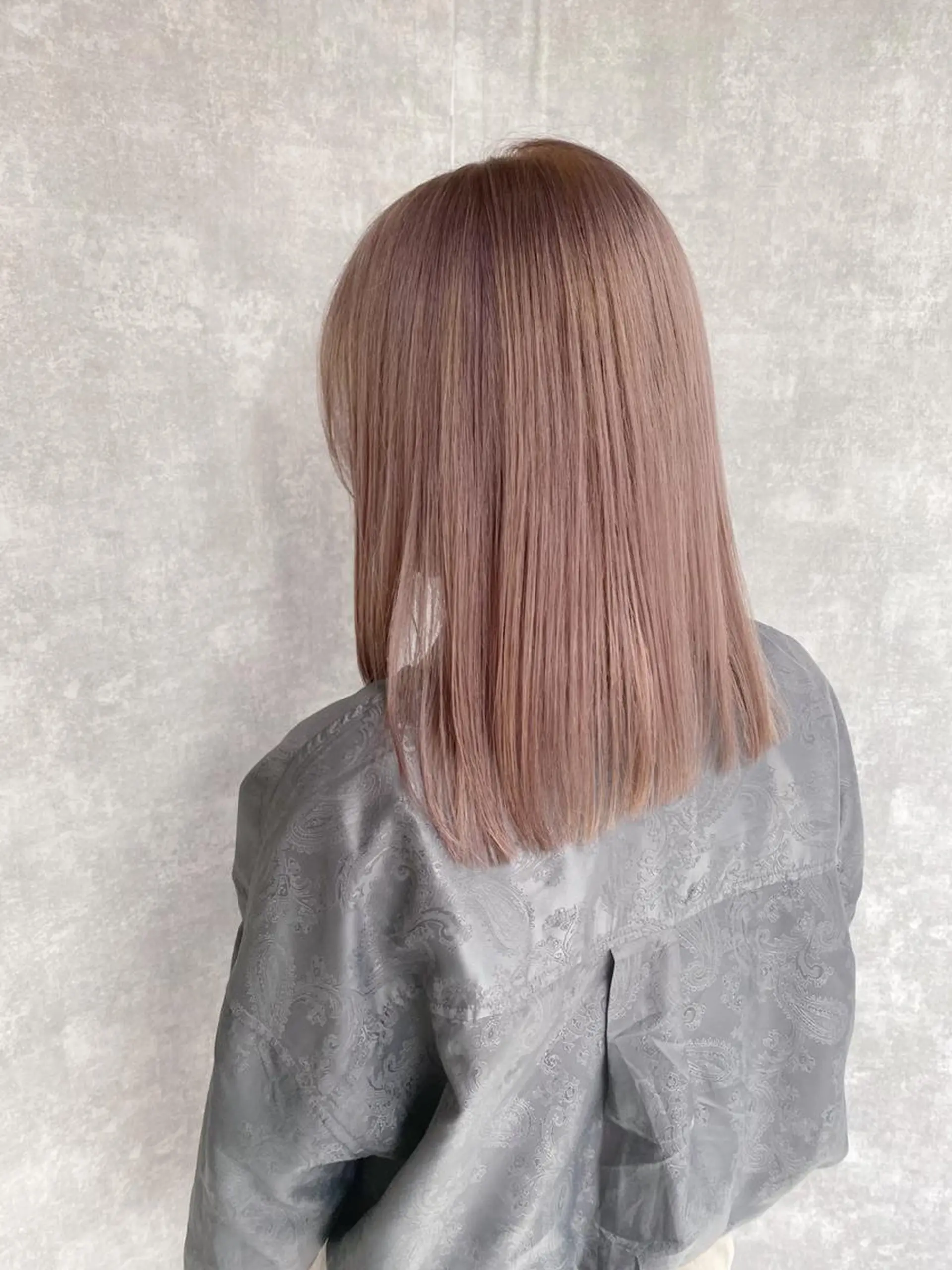 ミディアム カラー カット ヘアカラー トリートメント 入江 允のヘアスタイル