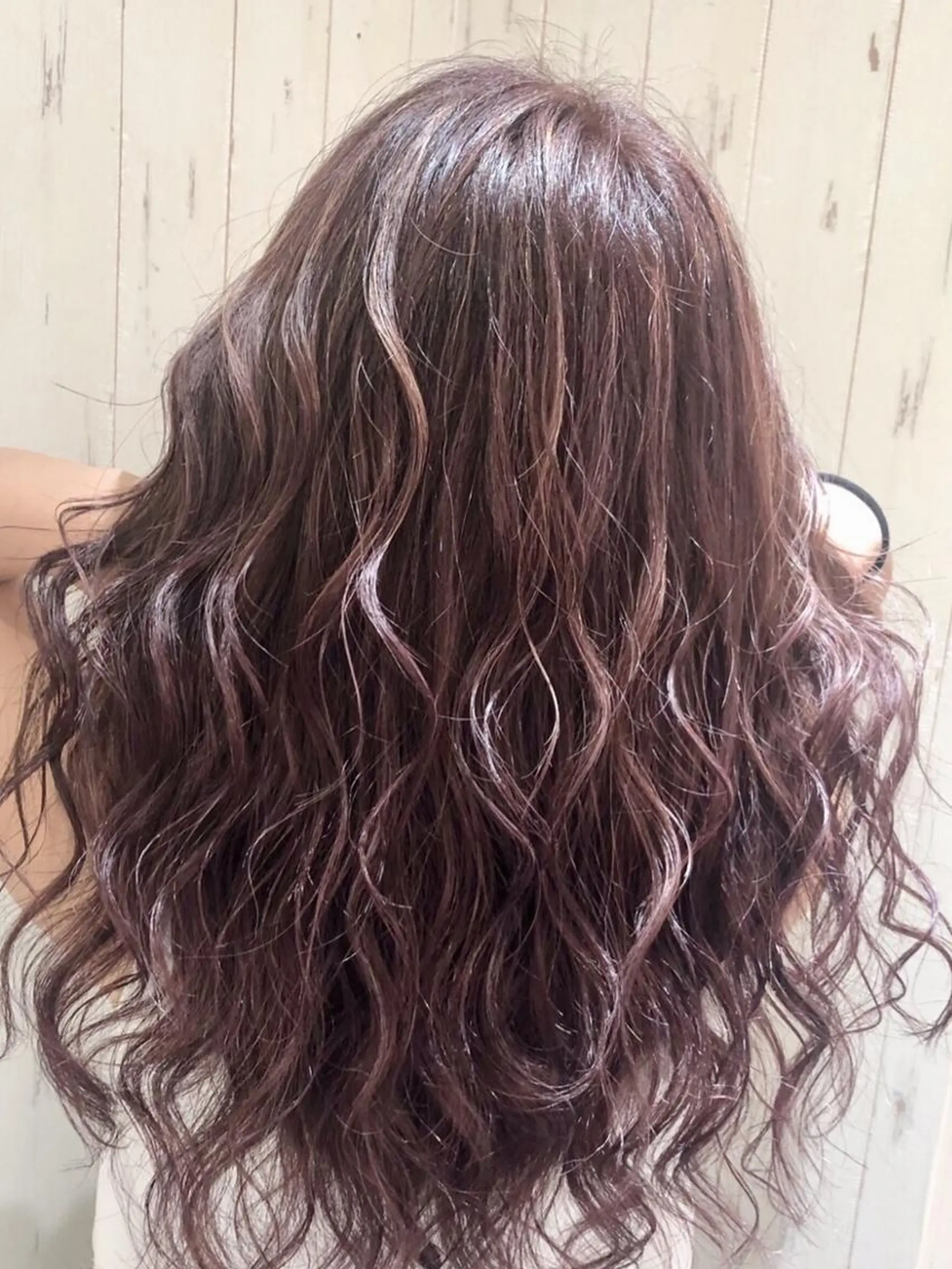 セミロング カラー レミーエクステ大阪 Device梅田のヘアスタイル