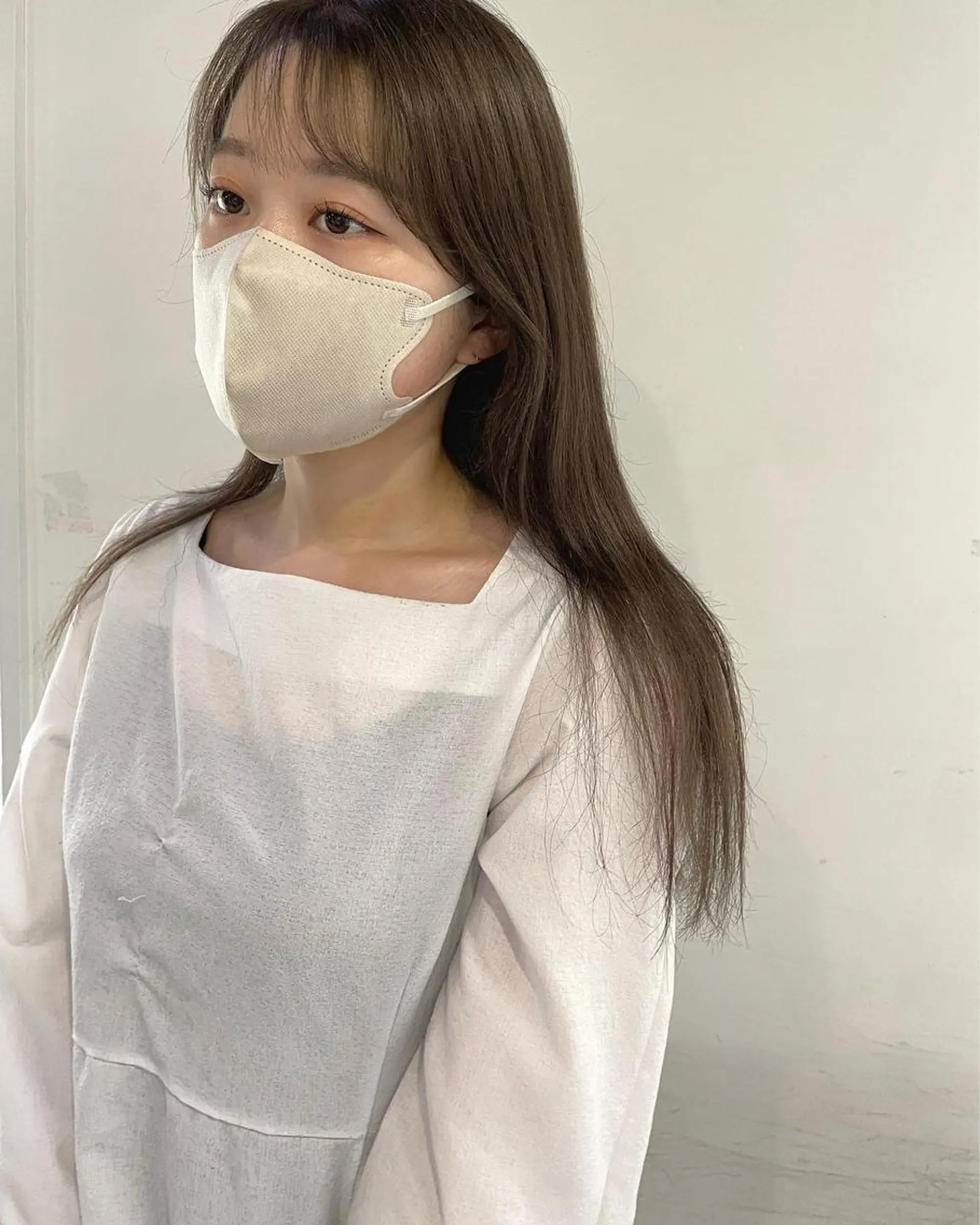 ロング カラー silo所属・silo MOKA 顔周りカット🦦のヘアスタイル