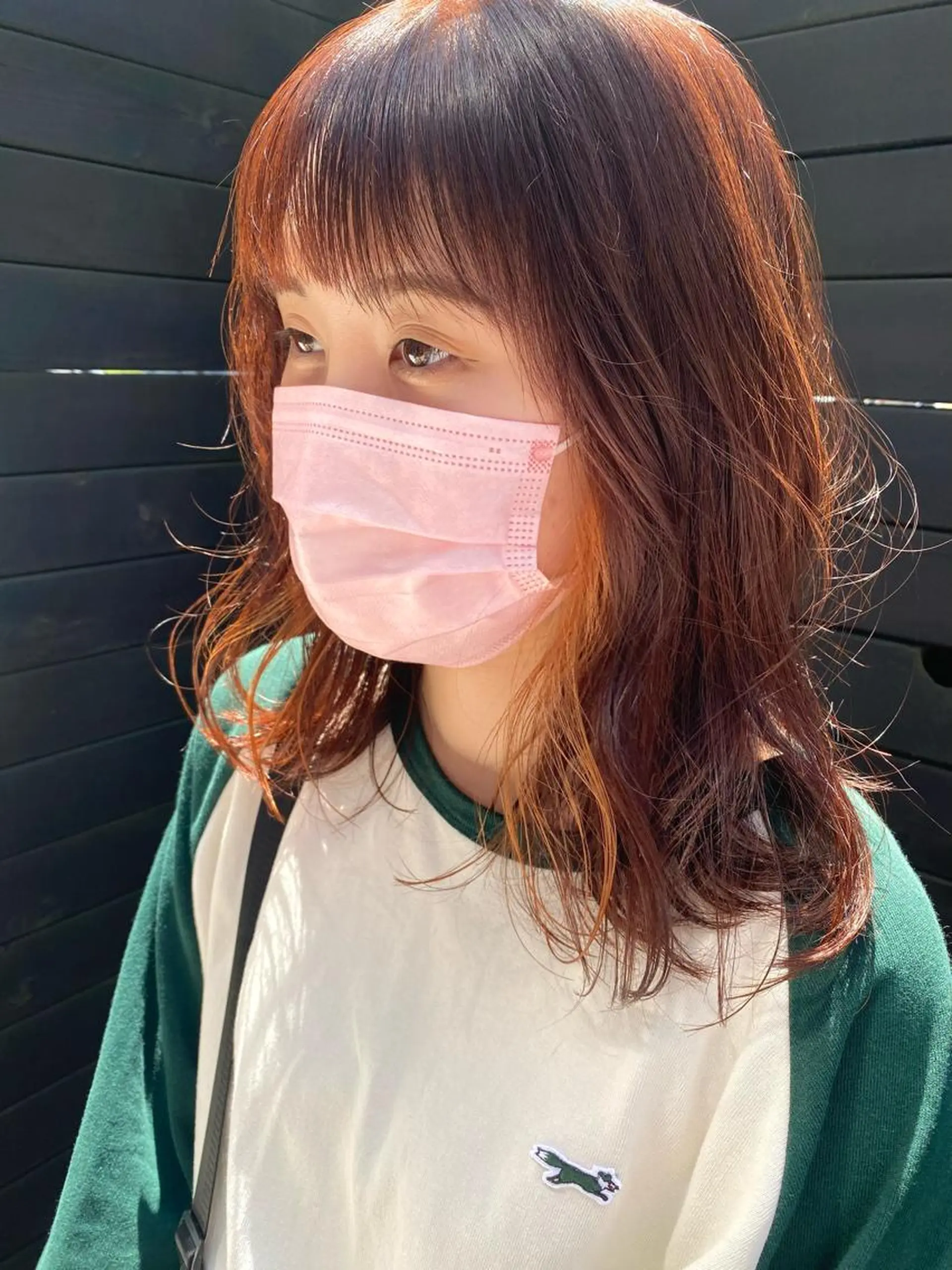 セミロング カラー ヘアカラー 高橋 舟太郎のヘアスタイル