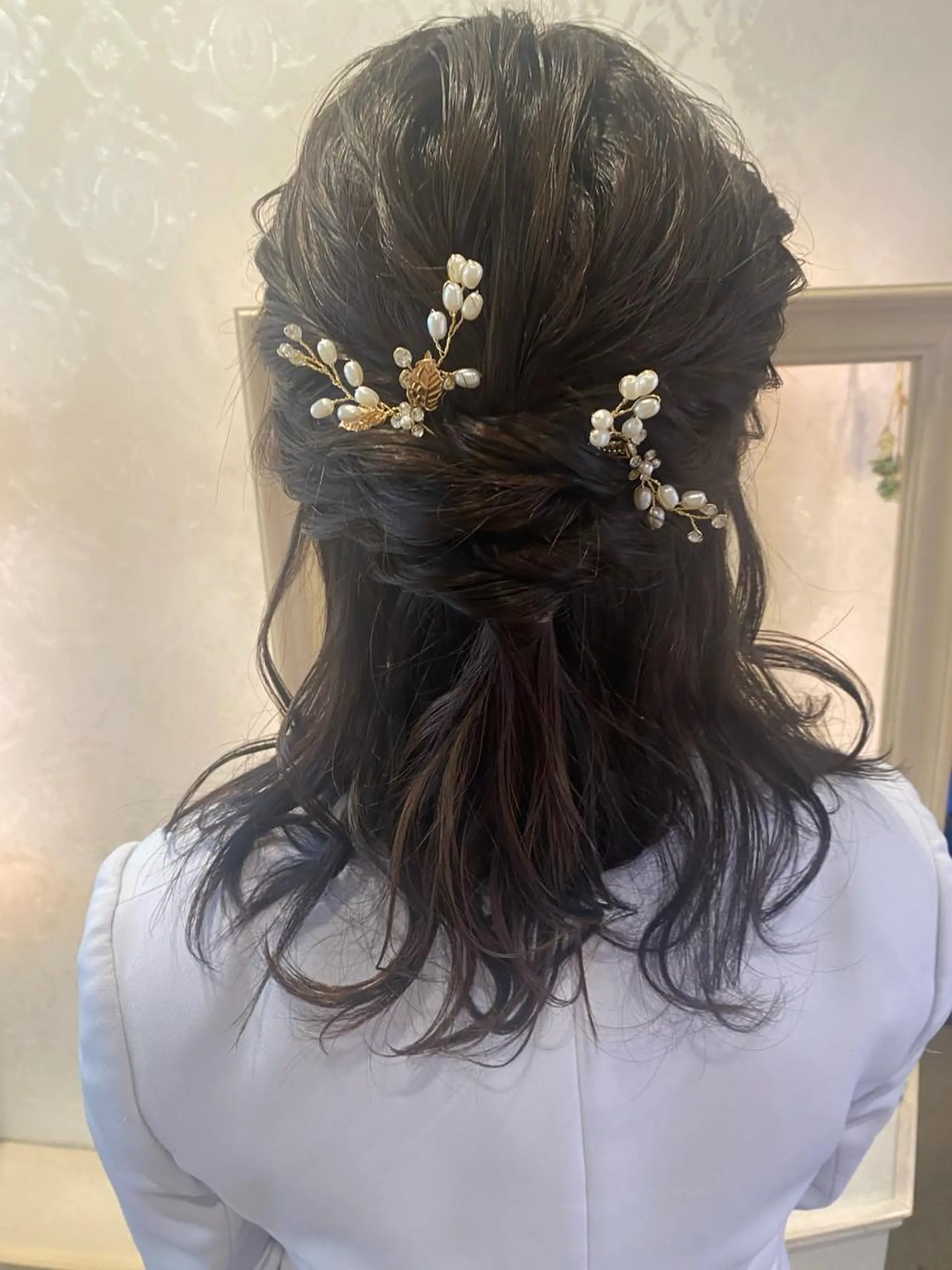 ヘアアレンジ ヘアセット 艶カラー🌸アレンジ 🌹Sally🕊️のヘアスタイル