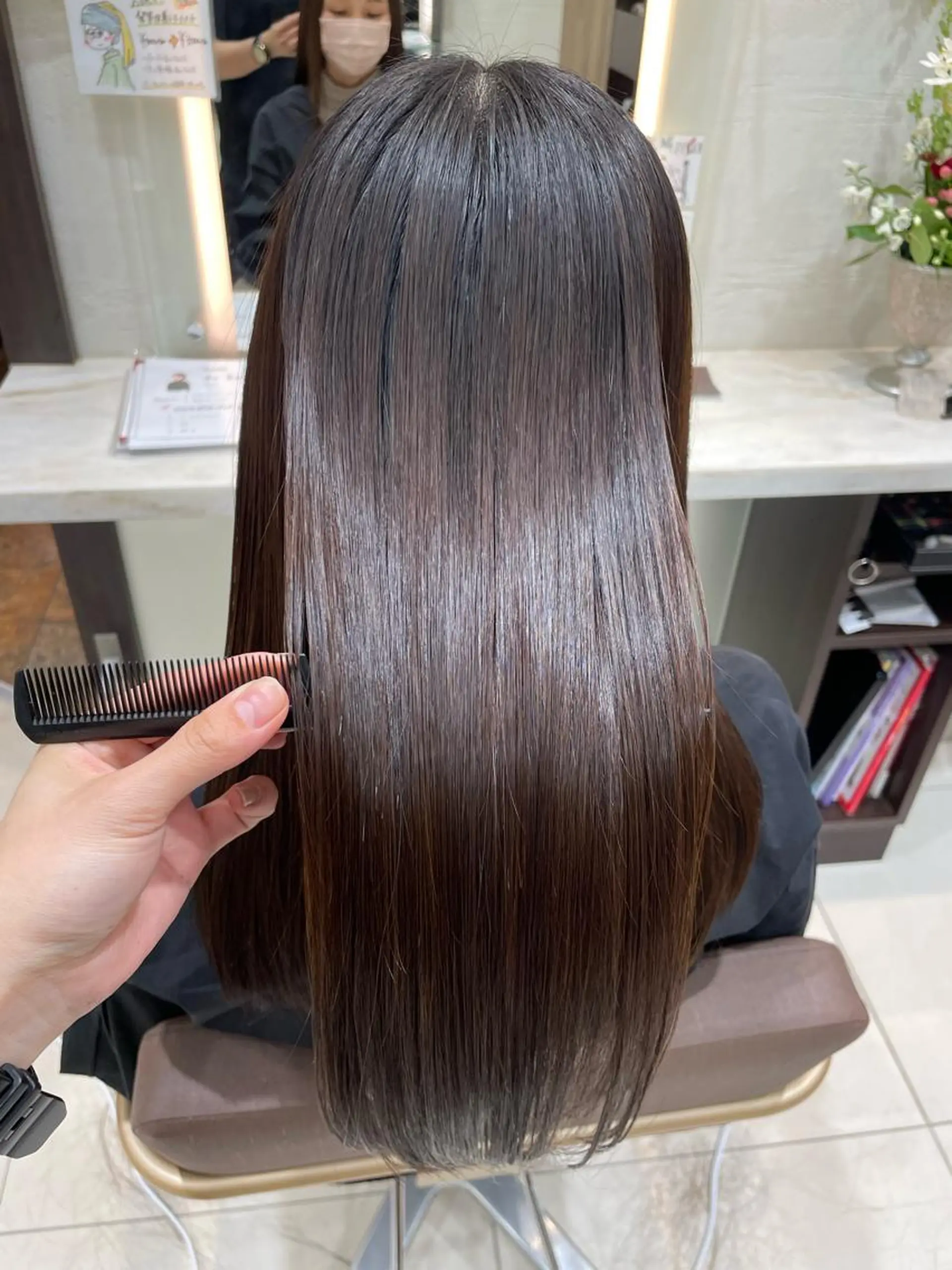 ロング 髪質改善 美髪×縮毛矯正 水上真由美😘のヘアスタイル