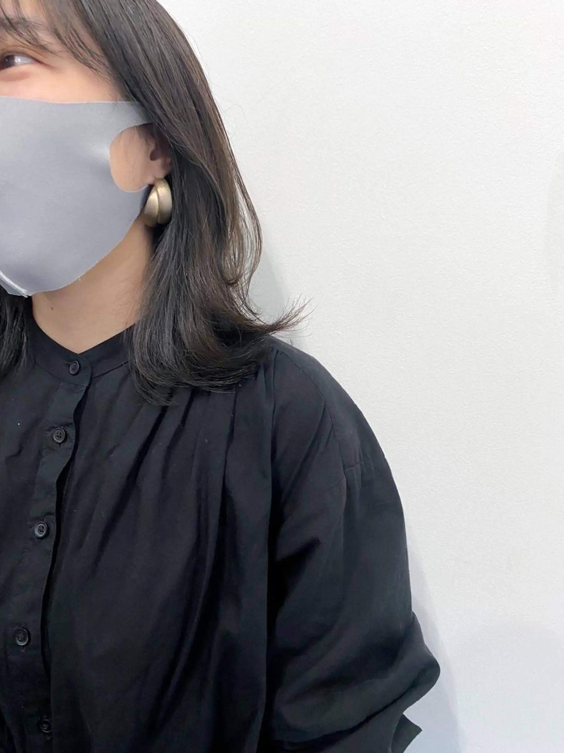 ミディアム カラー THE DAY所属・AKI HASHIMOTOのヘアスタイル